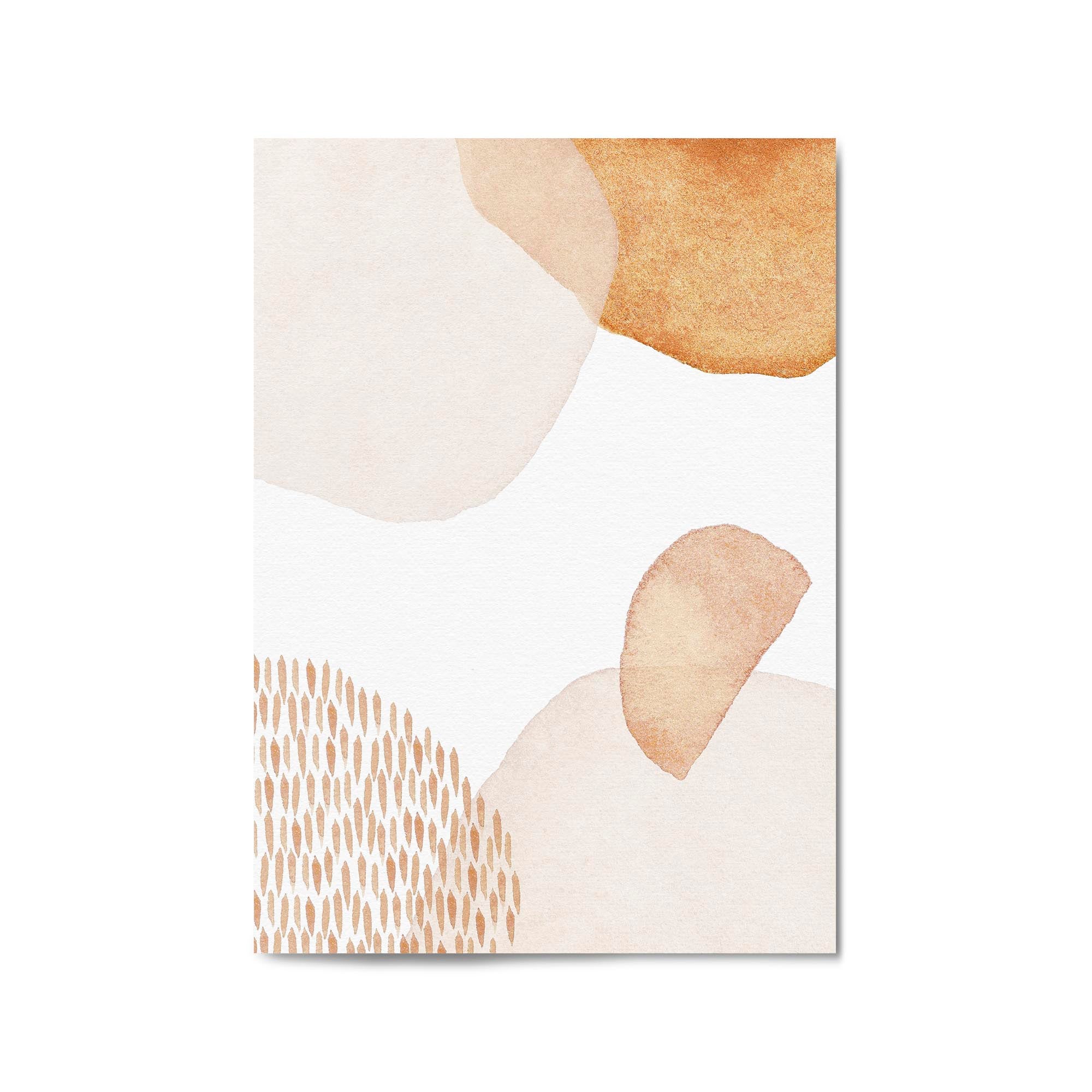 Abstract Modern Watercolour Shapes Painting Wall Art #14