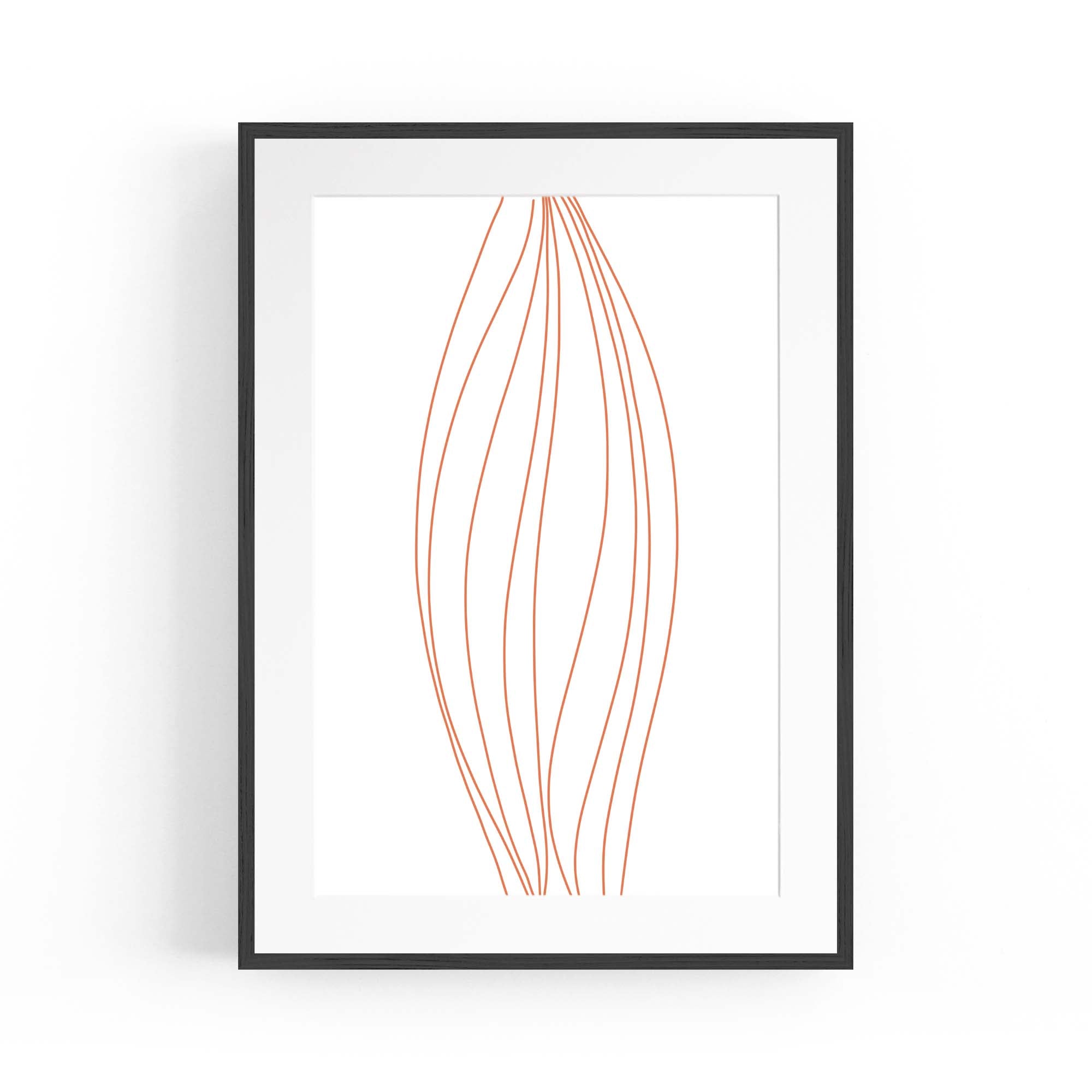 Abstract Line Artwork Minimal Modern Wall Art #2