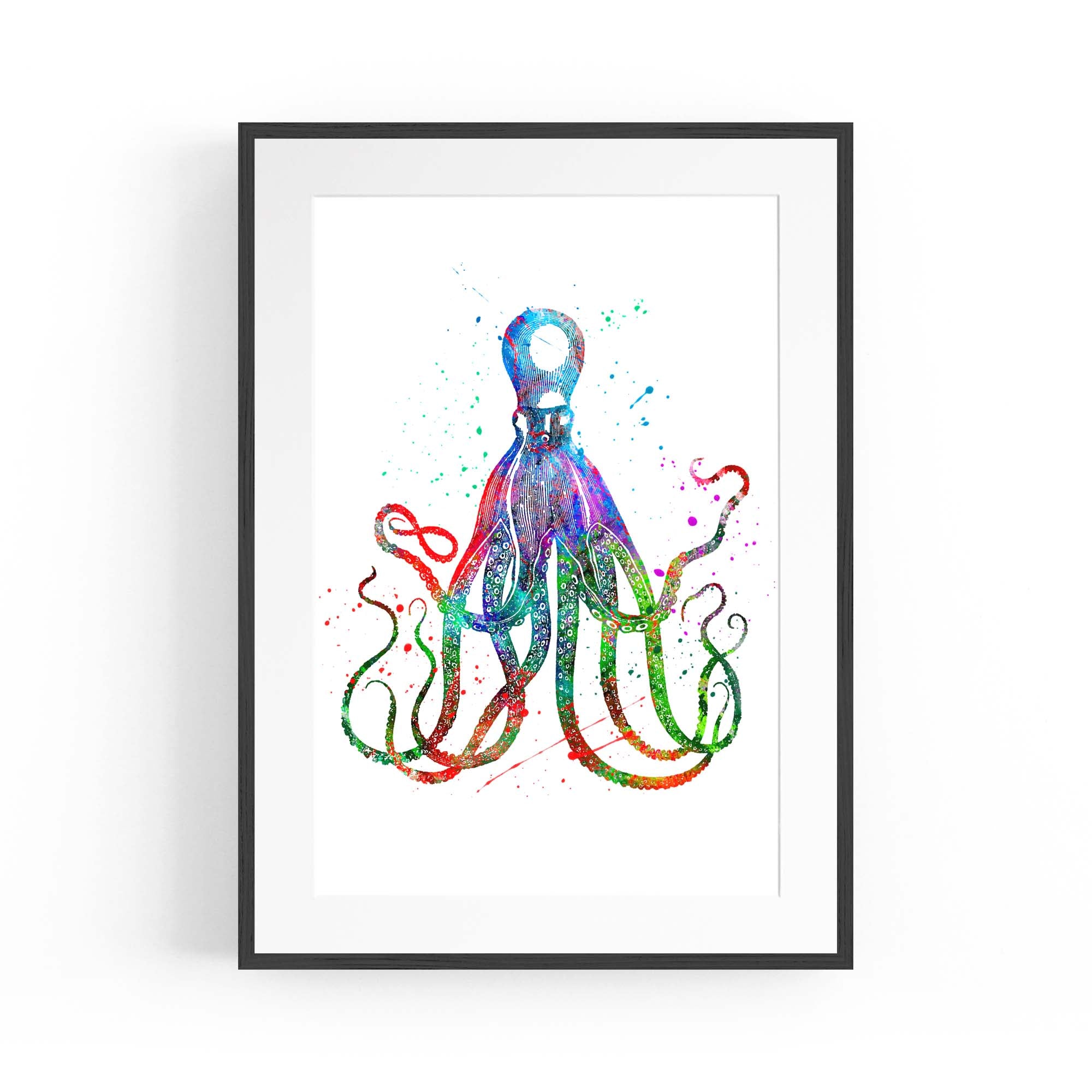 Cite Giant Squid Painting Sealife Nursery Wall Art