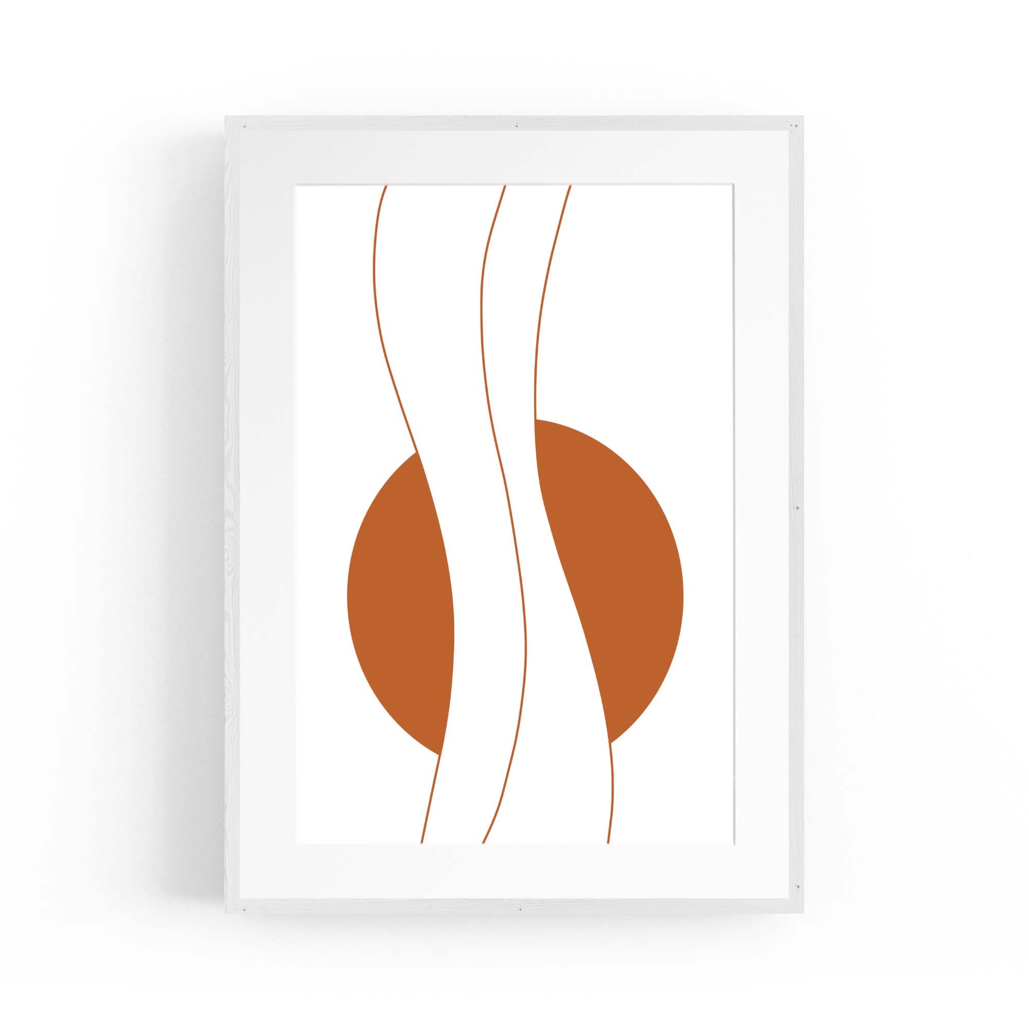 Minimal Waves Line Abstract Wall Art #6
