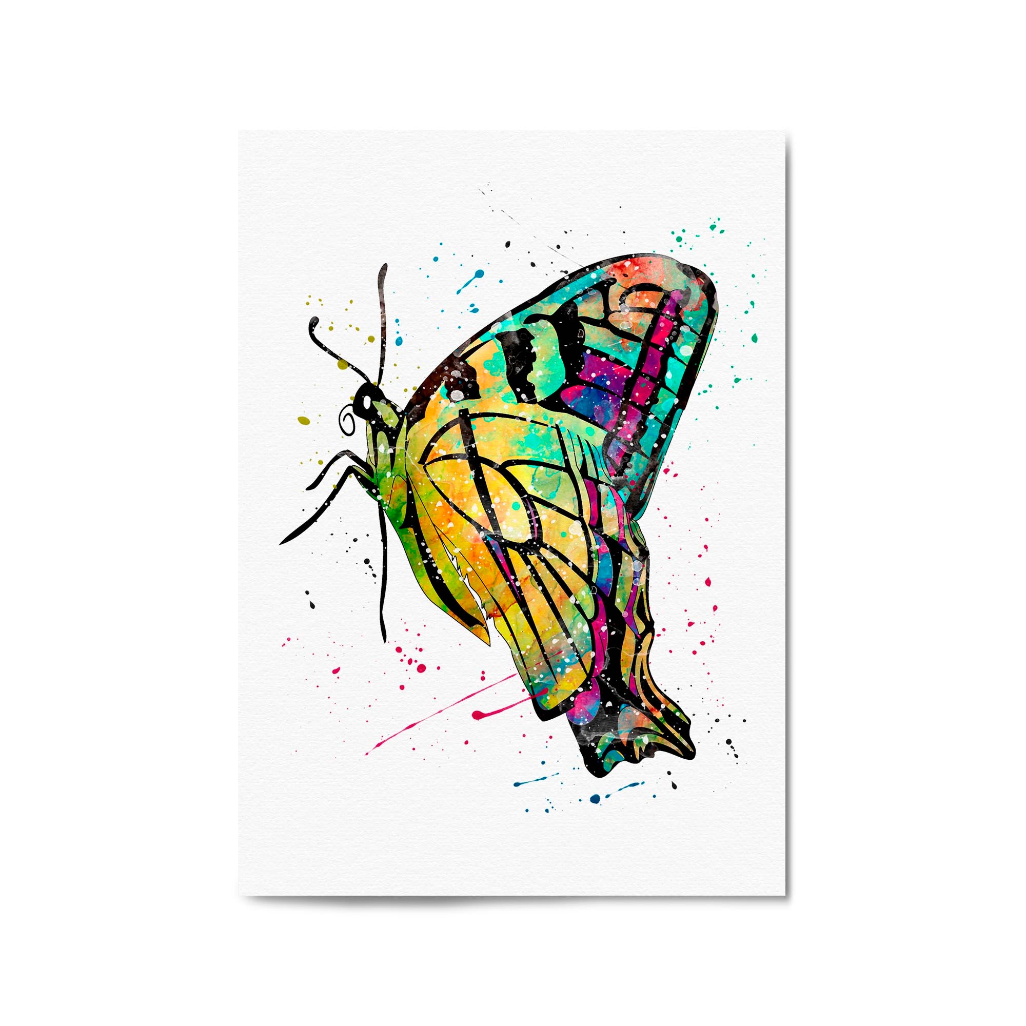 Butterfly Cute Nursery Baby Toddler Wall Art #4