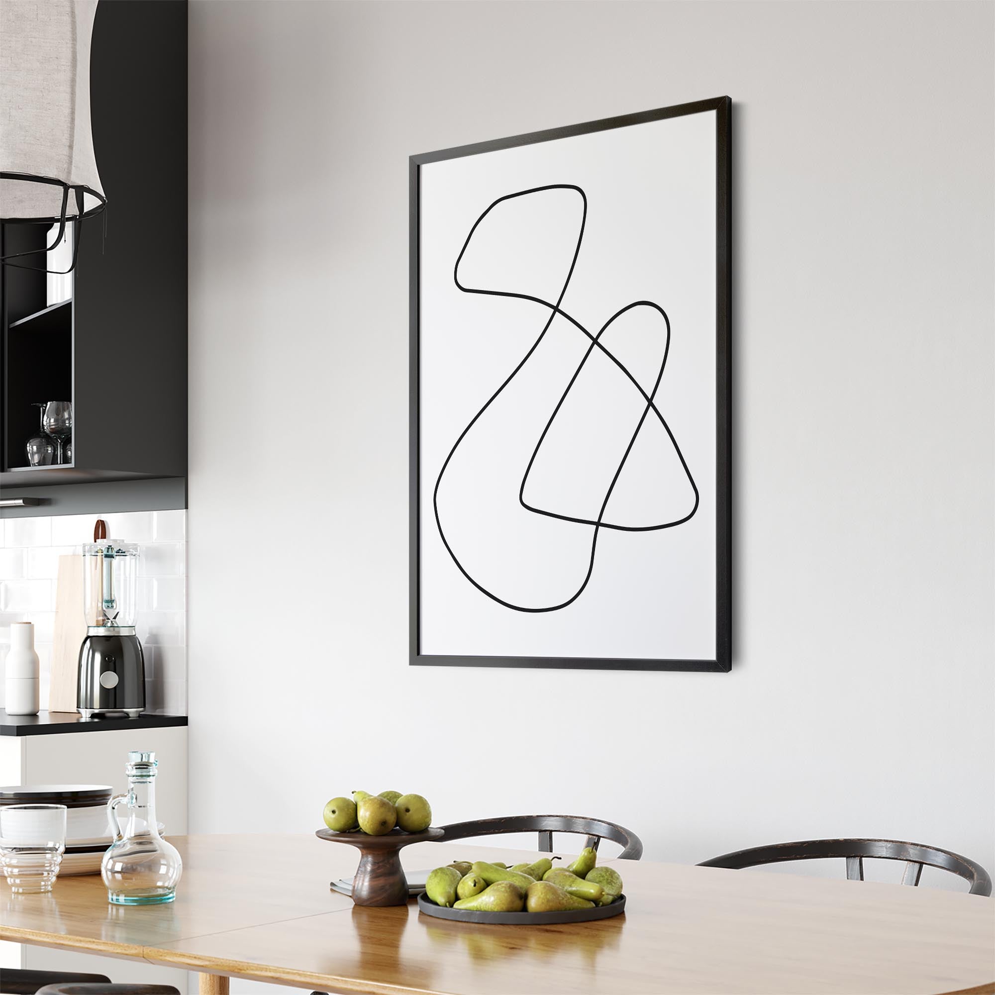 Minimal Abstract Modern Line Artwork Wall Art #4