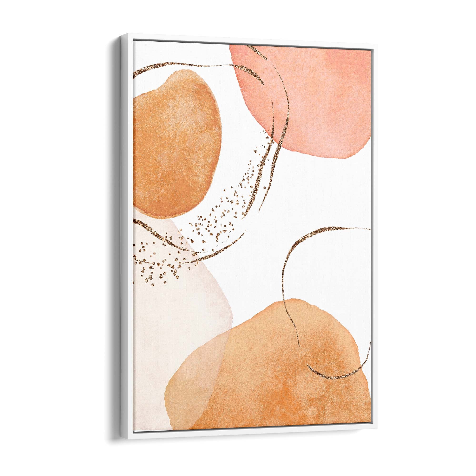 Abstract Modern Watercolour Shapes Painting Wall Art #11