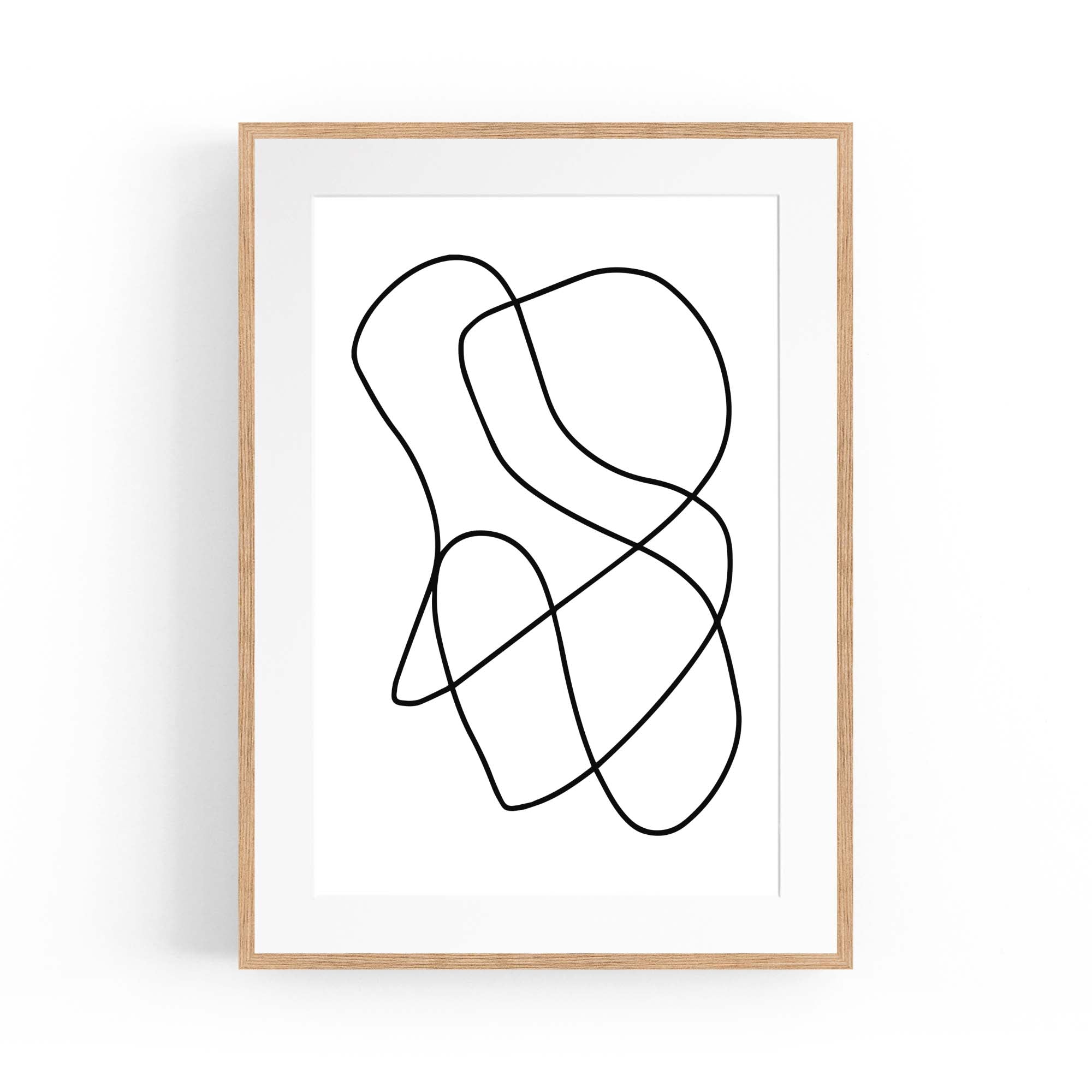 Minimal Abstract Modern Line Artwork Wall Art #5