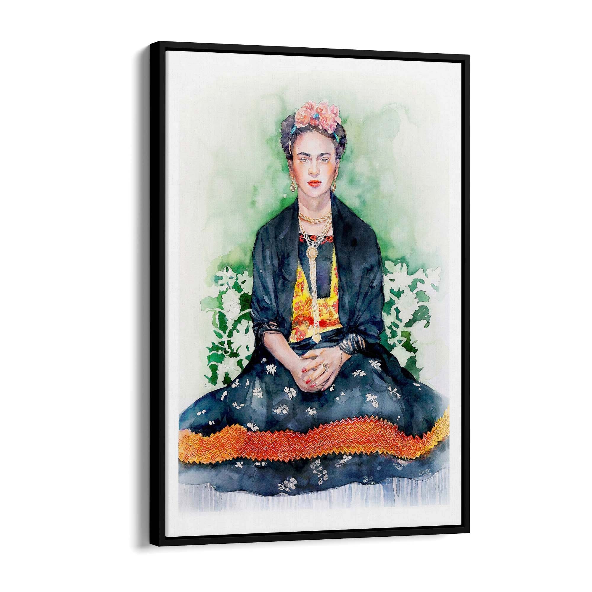 Frida Kahlo Watercolour Painting Fashion Wall Art