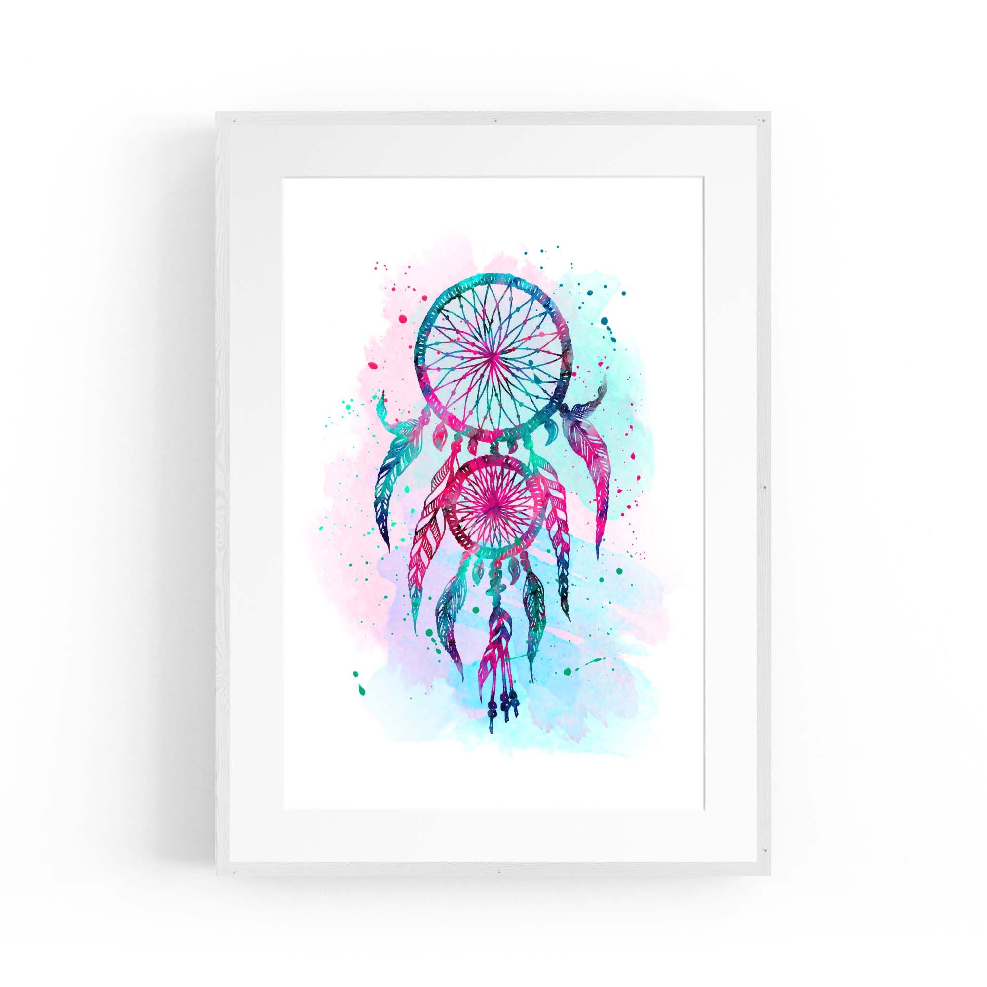 Dream Catcher Nursery Baby Bedroom Wall Art #1