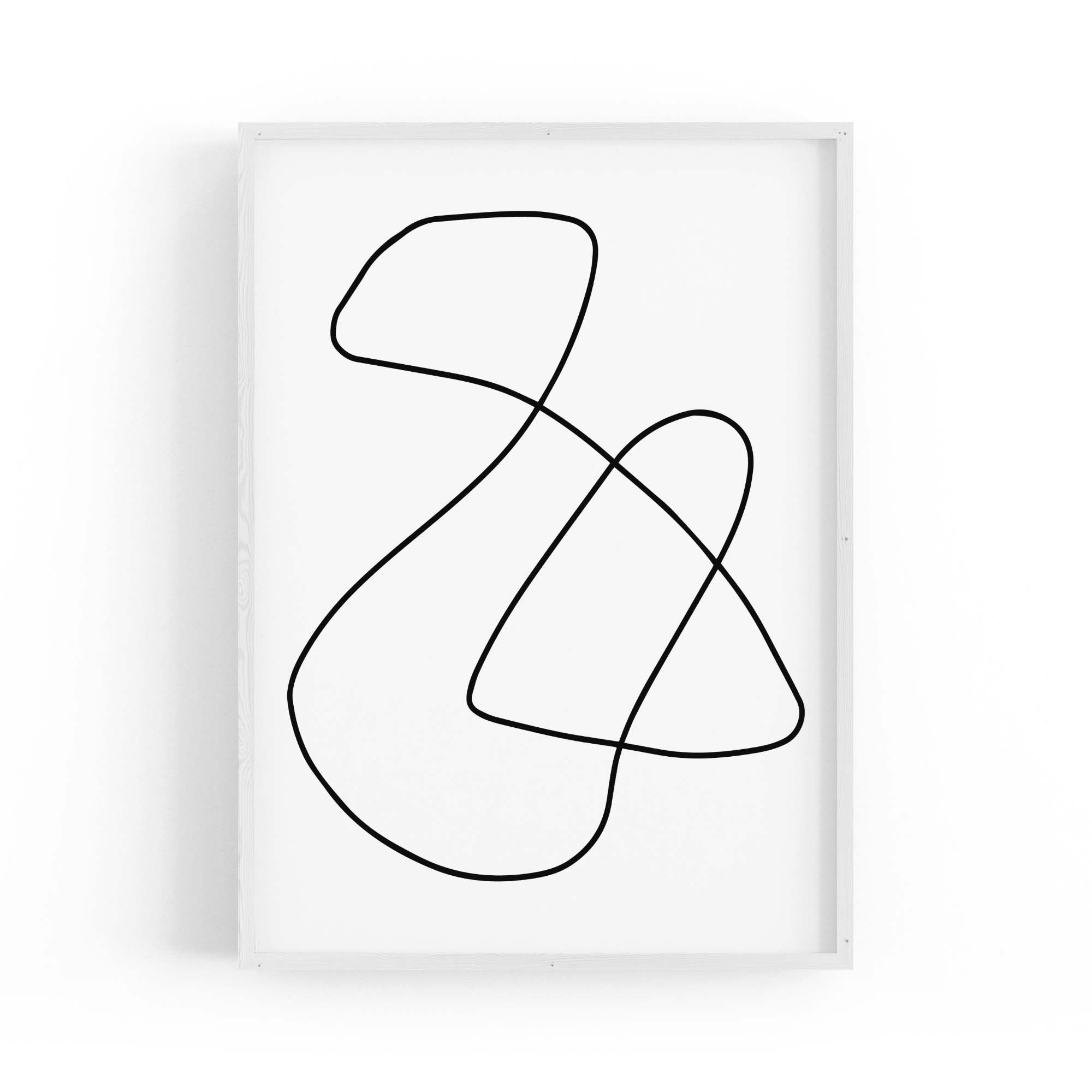 Minimal Abstract Modern Line Artwork Wall Art #4