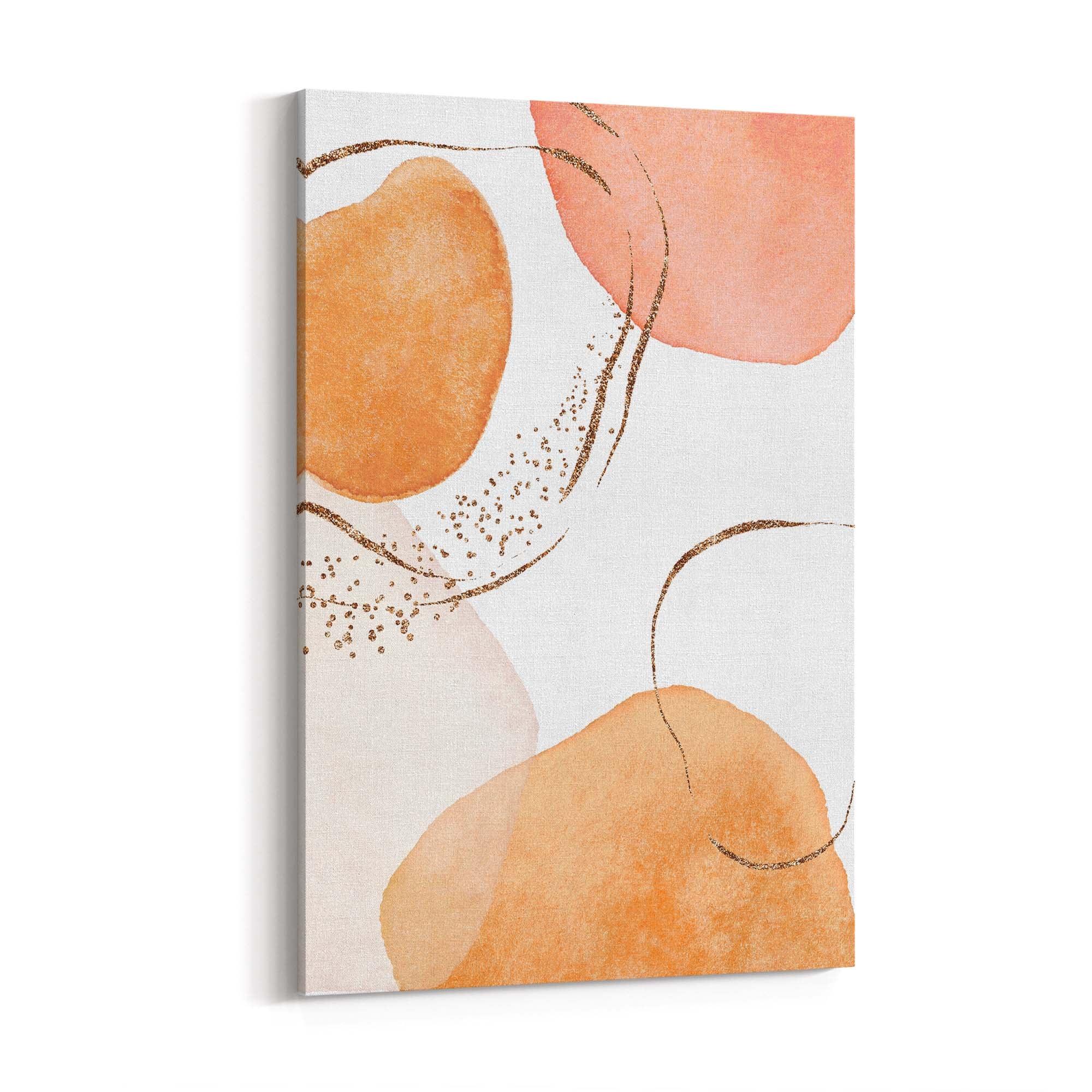 Abstract Modern Watercolour Shapes Painting Wall Art #11