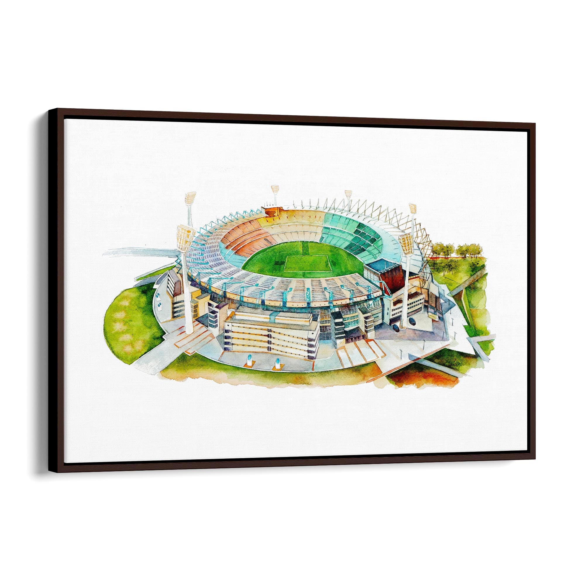 Melbourne Cricket Ground Watercolour MCG Wall Art