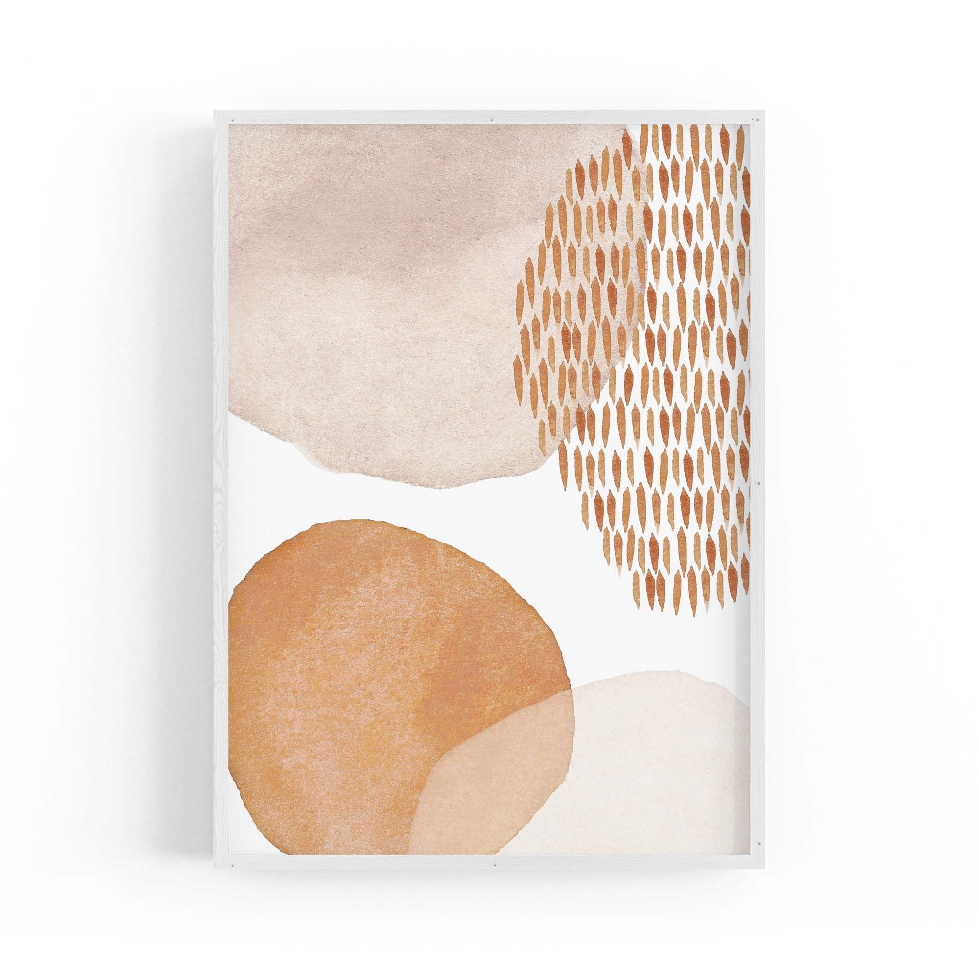 Abstract Modern Watercolour Shapes Painting Wall Art #15