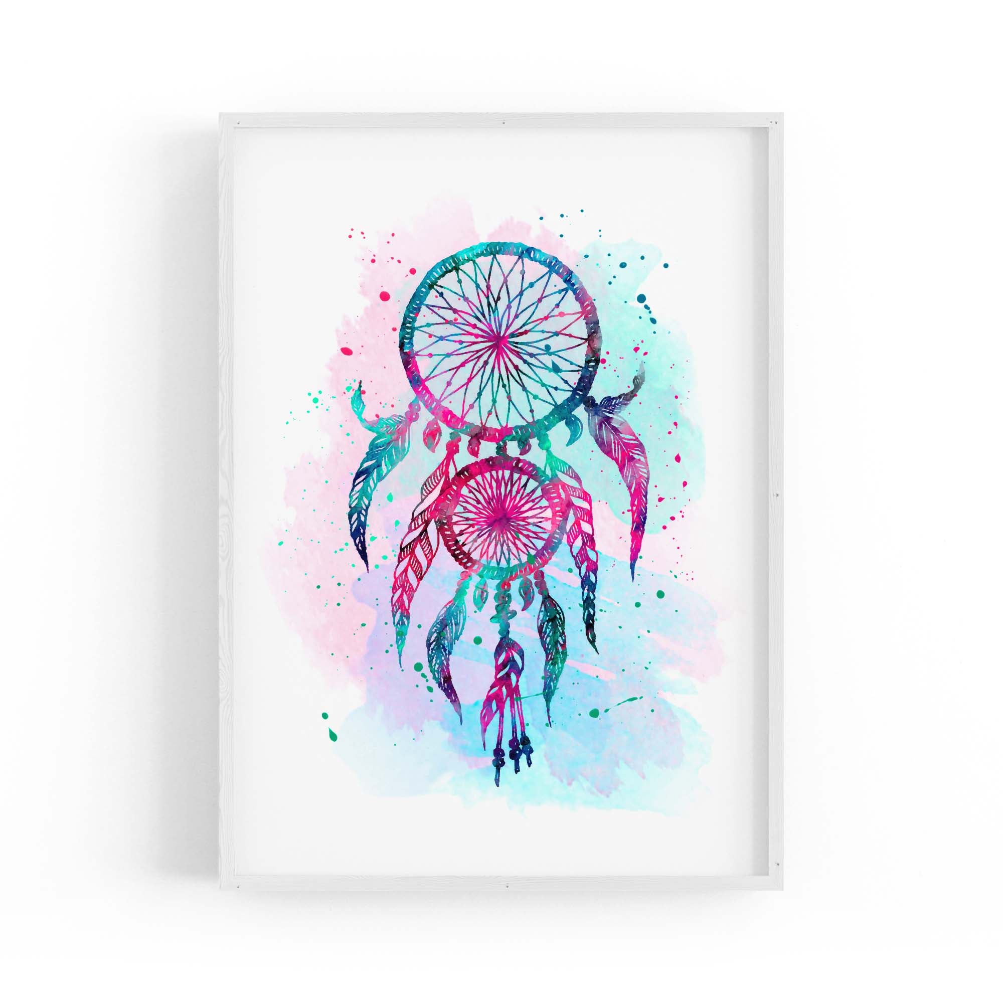 Dream Catcher Nursery Baby Bedroom Wall Art #1