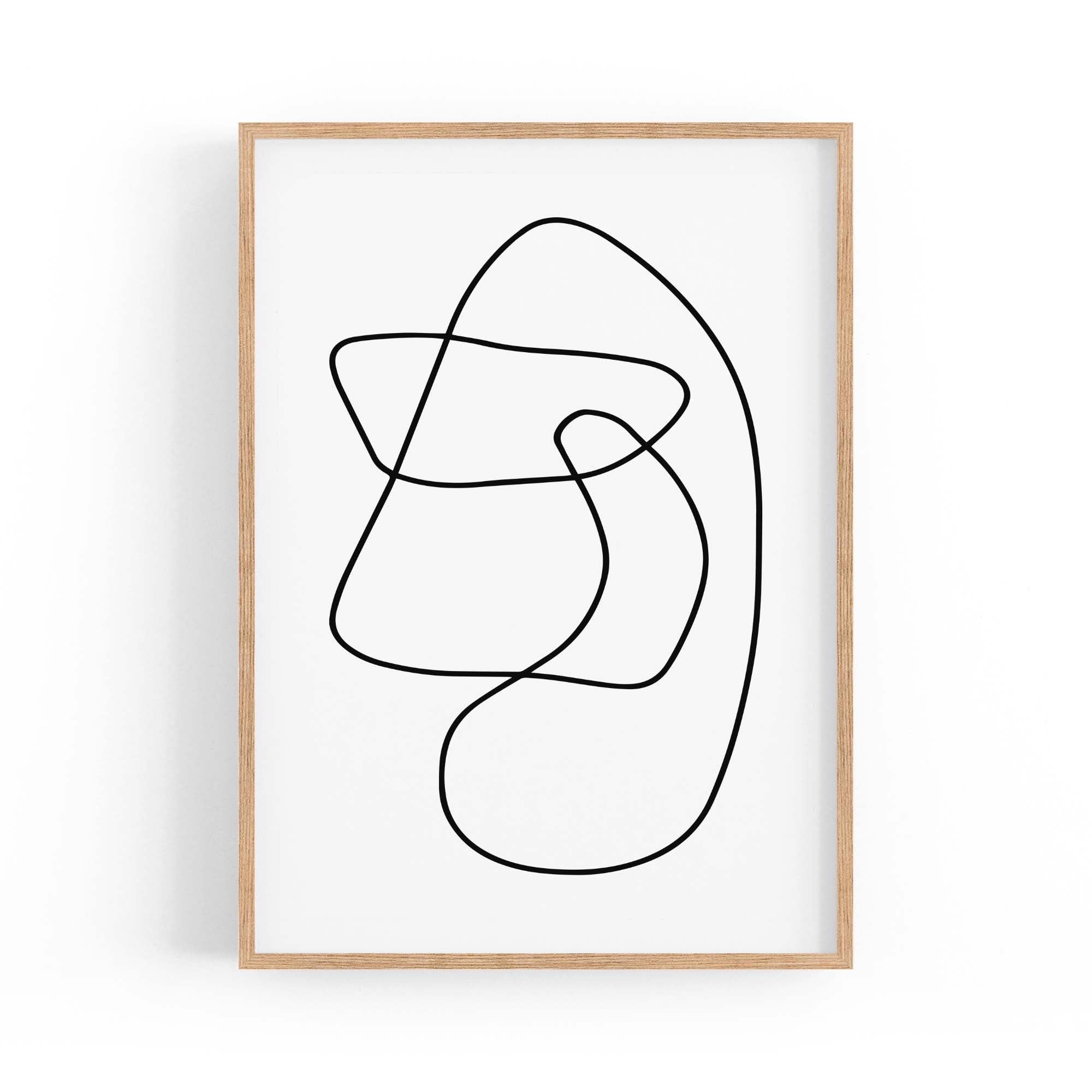 Minimal Abstract Modern Line Artwork Wall Art #3
