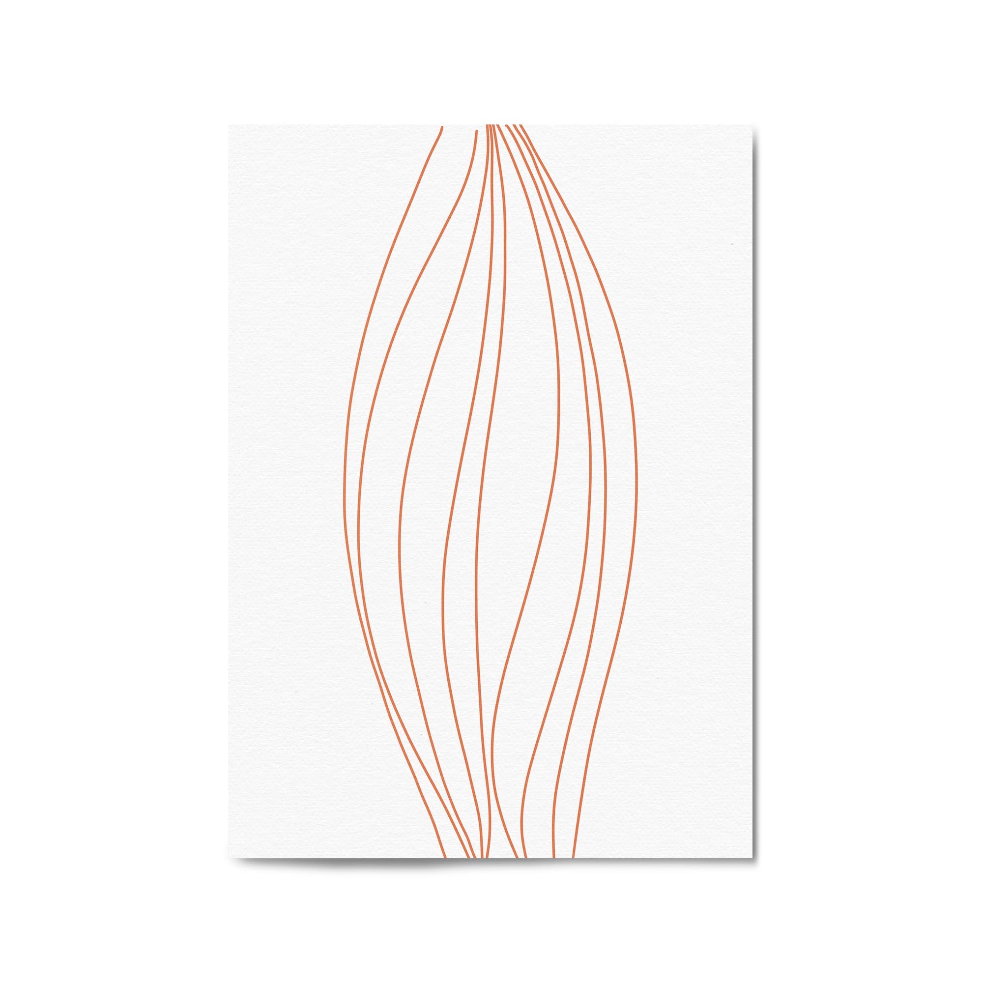 Abstract Line Artwork Minimal Modern Wall Art #2
