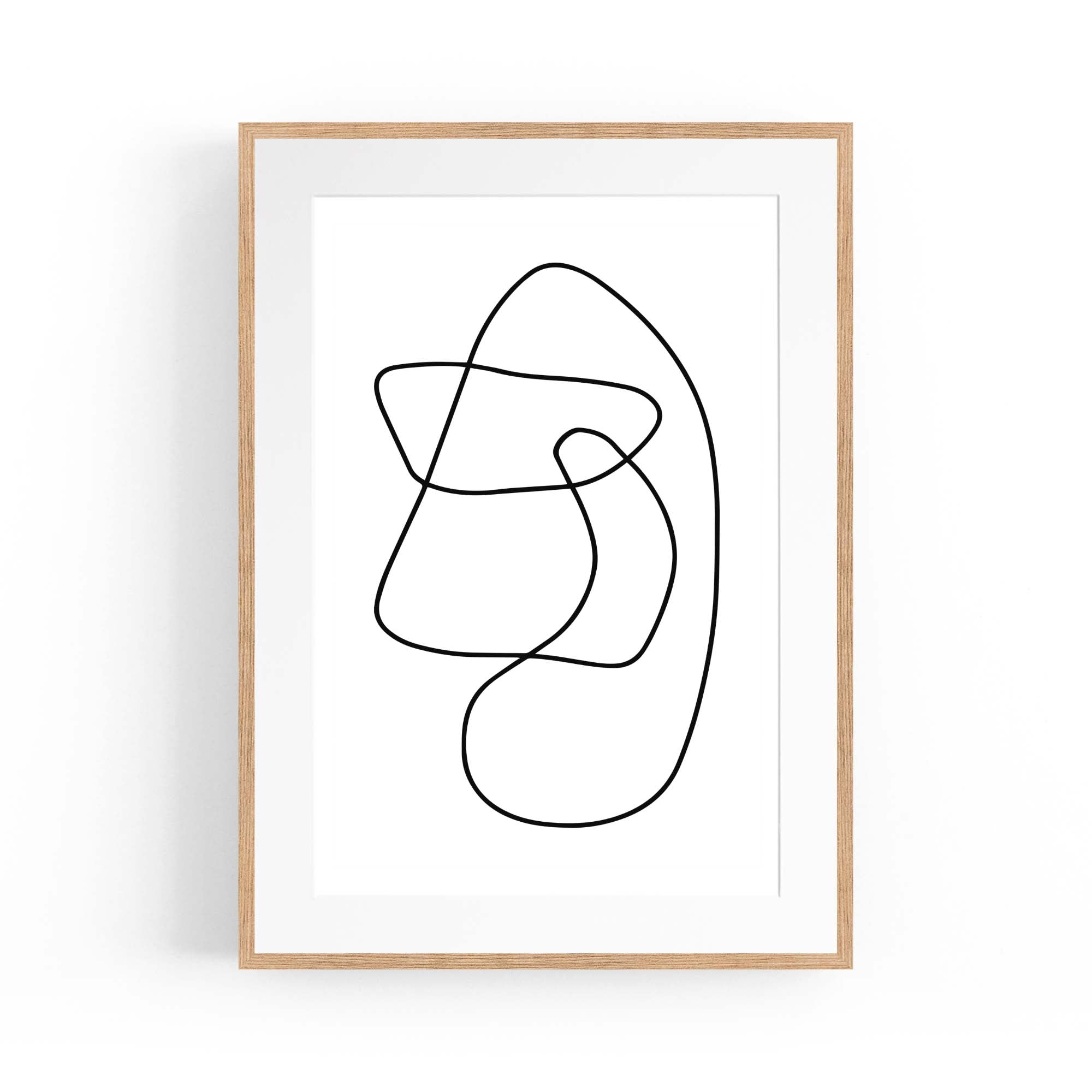 Minimal Abstract Modern Line Artwork Wall Art #3