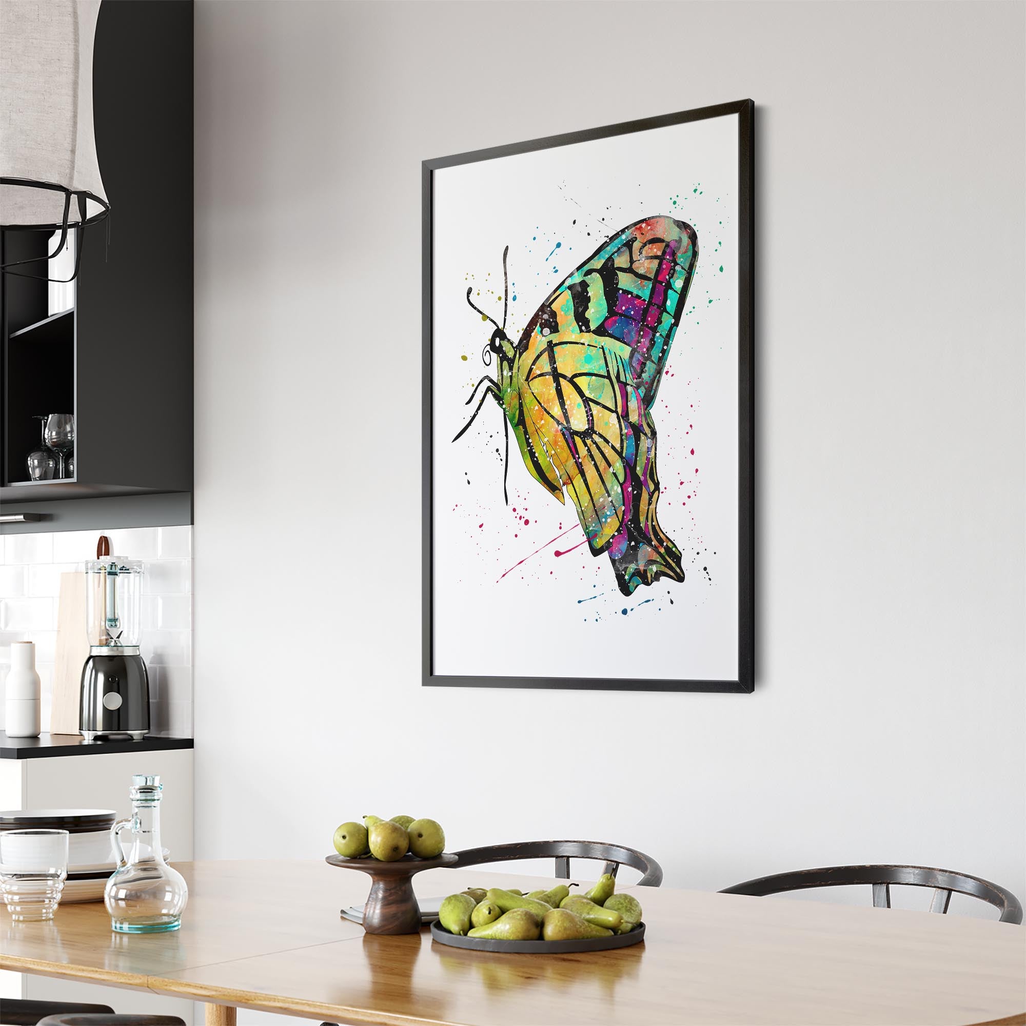 Butterfly Cute Nursery Baby Toddler Wall Art #4
