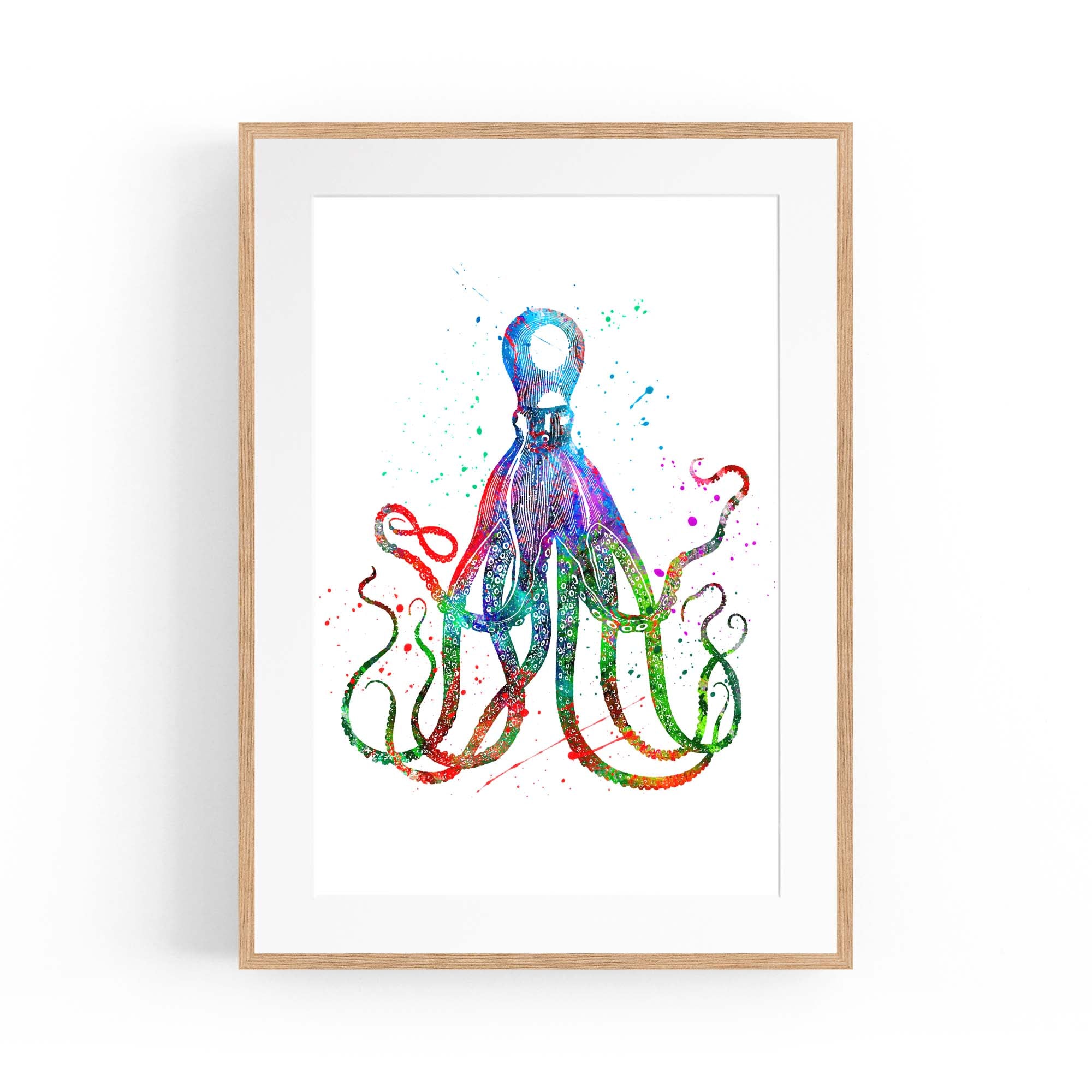 Cite Giant Squid Painting Sealife Nursery Wall Art