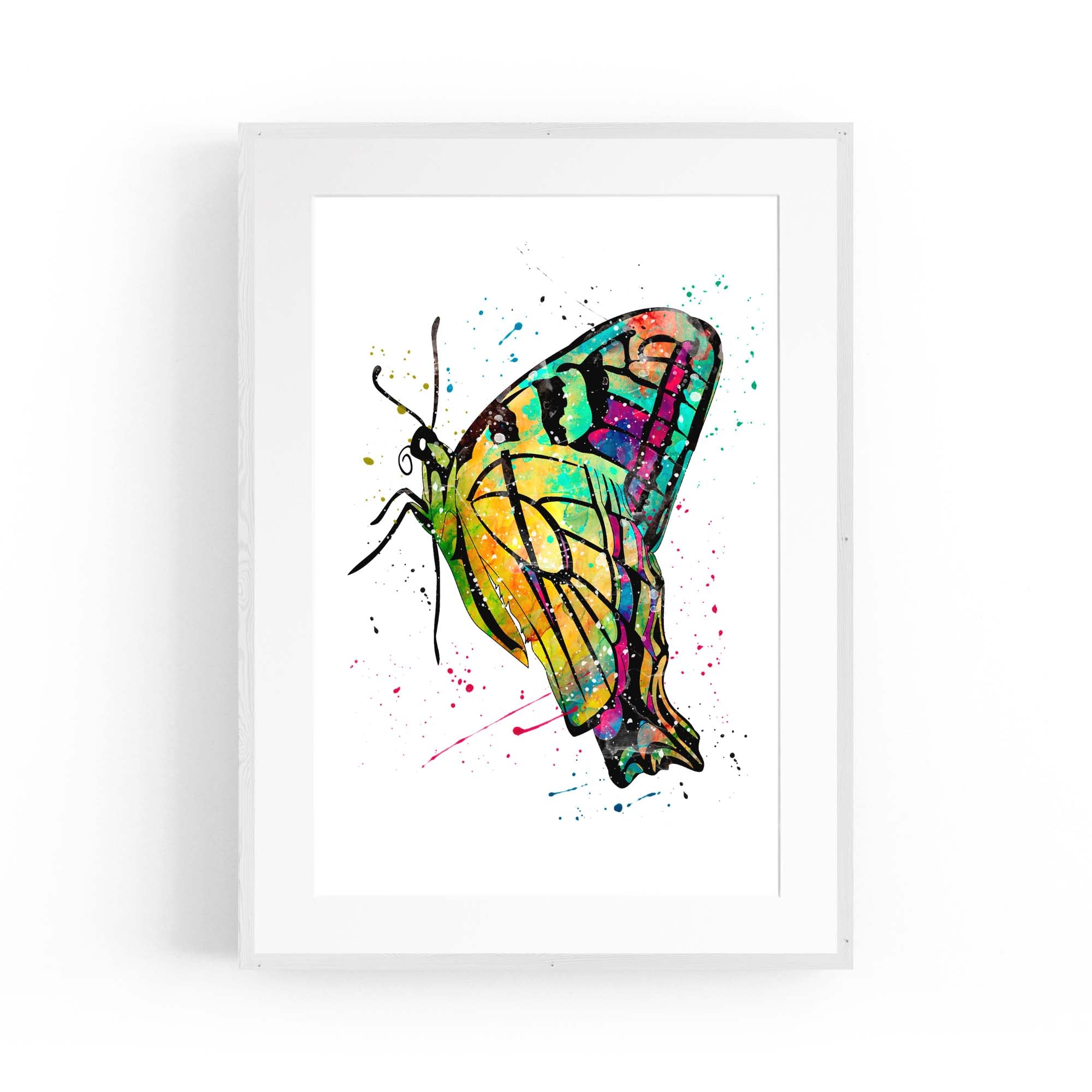 Butterfly Cute Nursery Baby Toddler Wall Art #4