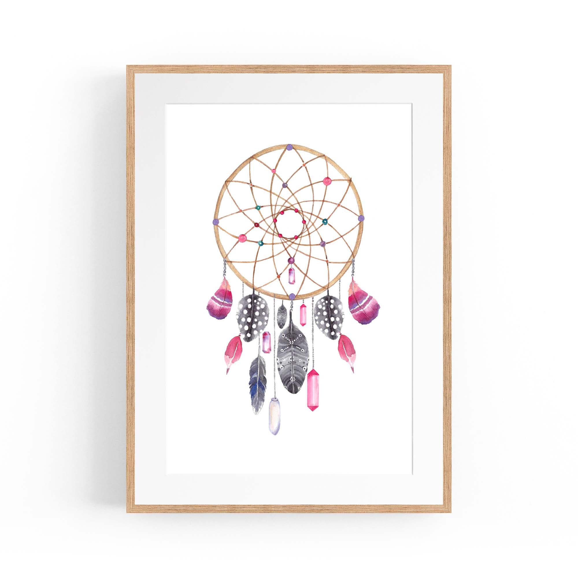 Dream Catcher Nursery Baby Bedroom Wall Art #3