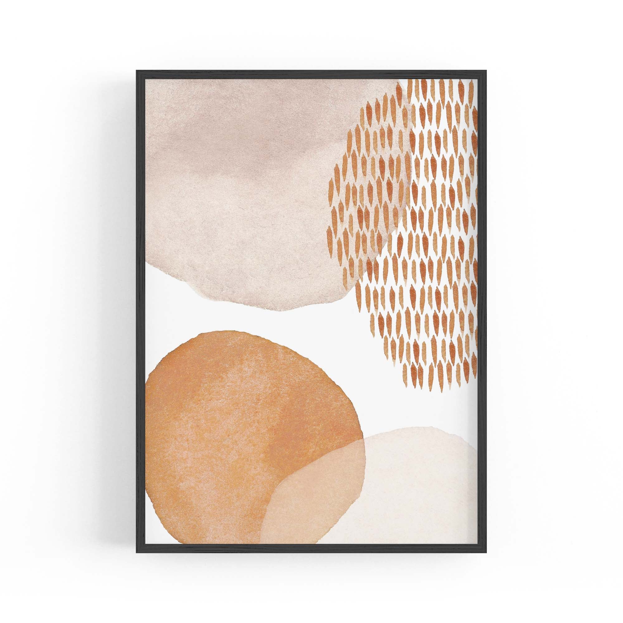 Abstract Modern Watercolour Shapes Painting Wall Art #15