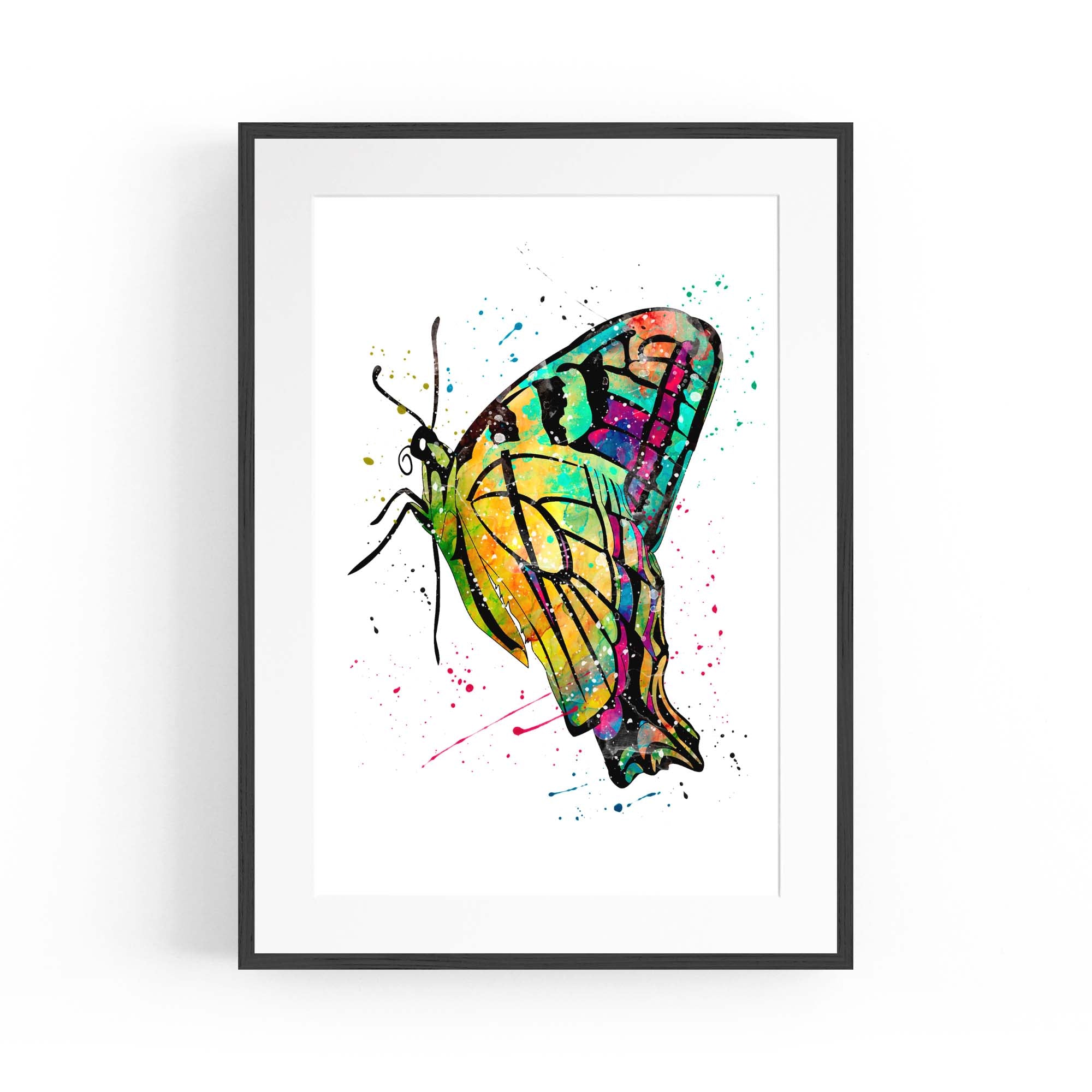 Butterfly Cute Nursery Baby Toddler Wall Art #4