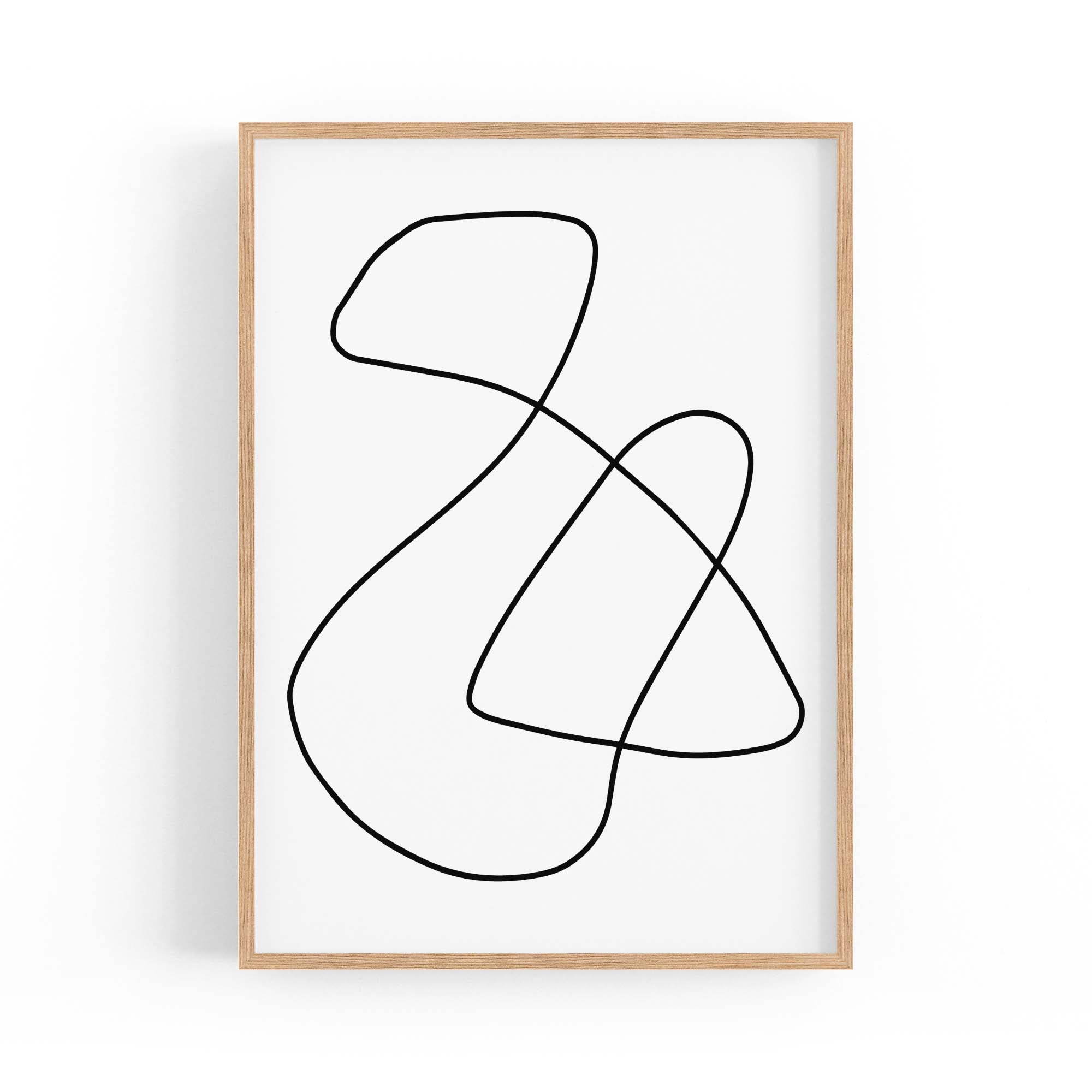 Minimal Abstract Modern Line Artwork Wall Art #4