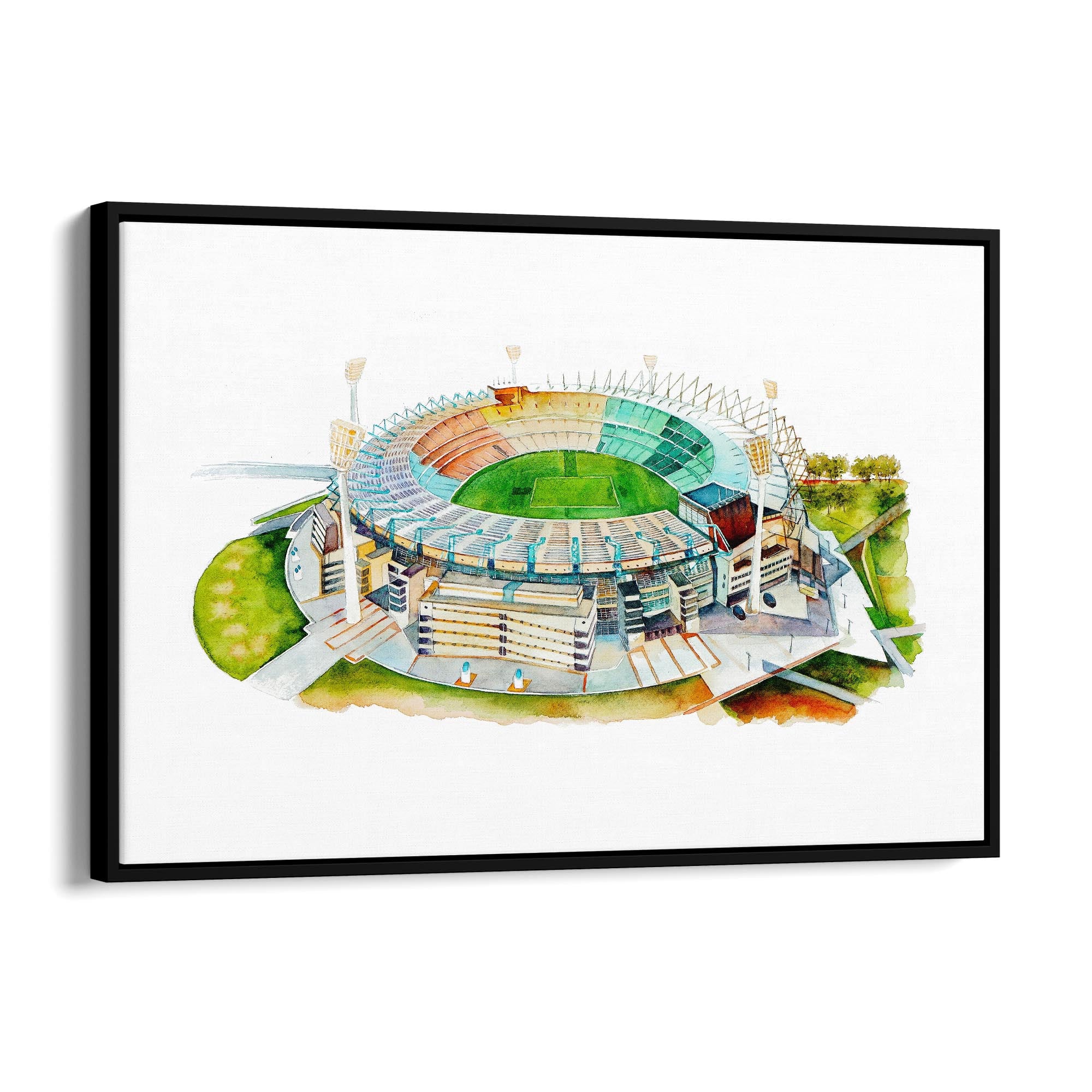 Melbourne Cricket Ground Watercolour MCG Wall Art