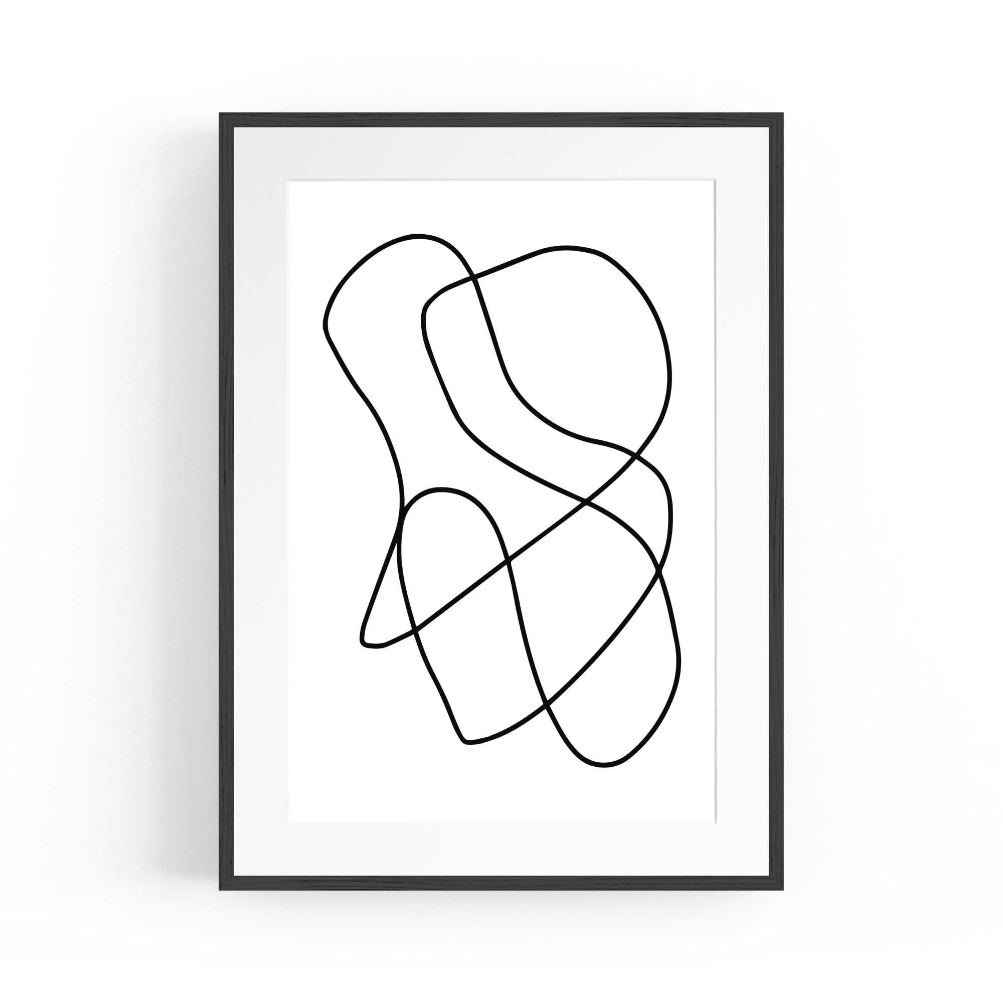 Minimal Abstract Modern Line Artwork Wall Art #5