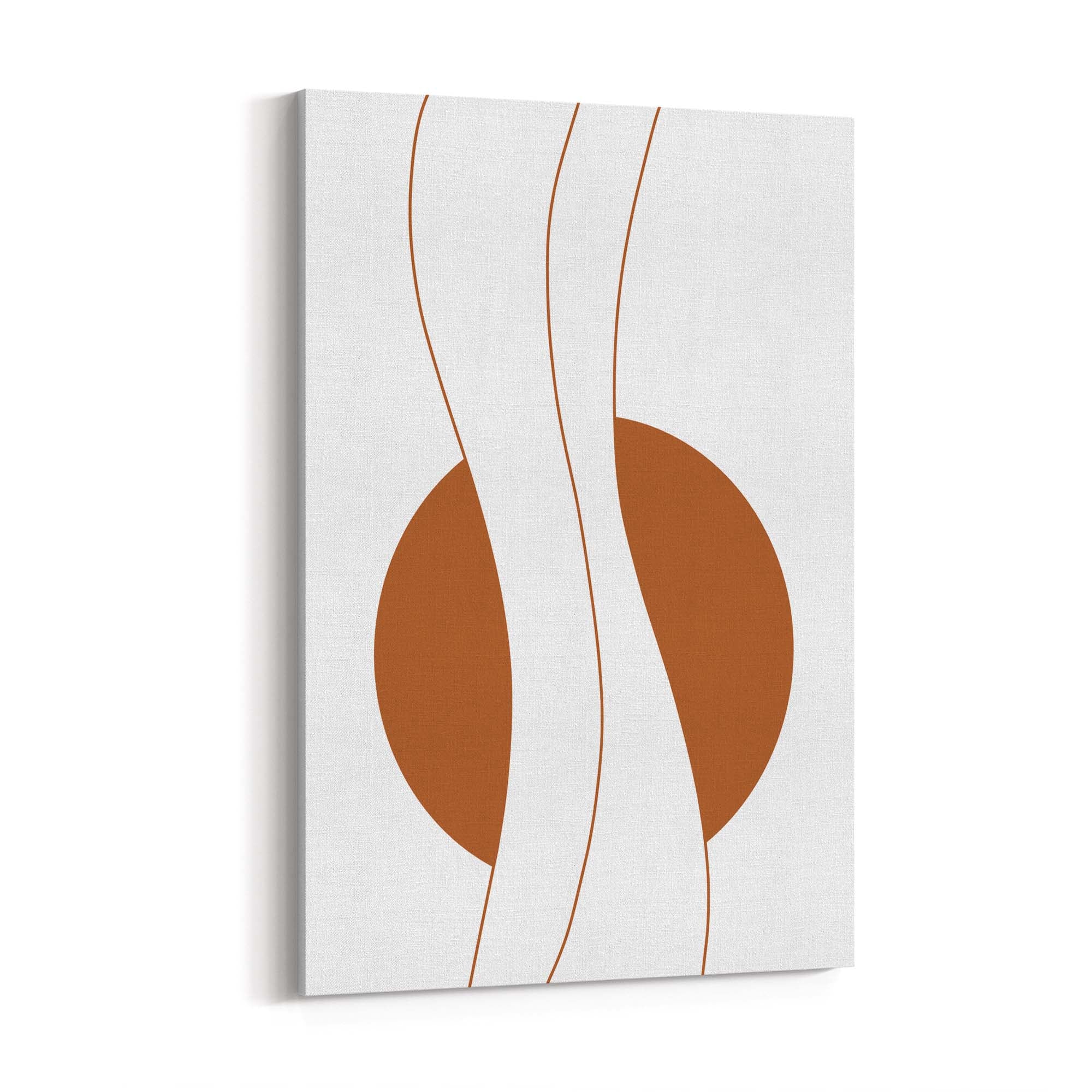 Minimal Waves Line Abstract Wall Art #6