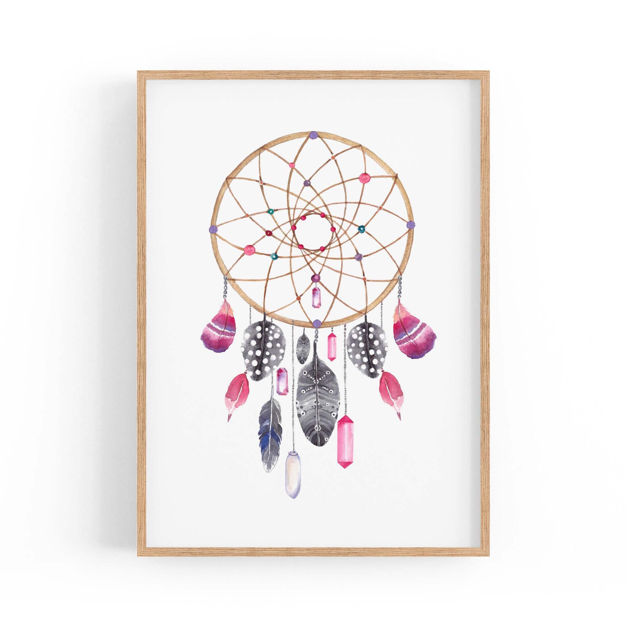 Dream Catcher Nursery Baby Bedroom Wall Art #3