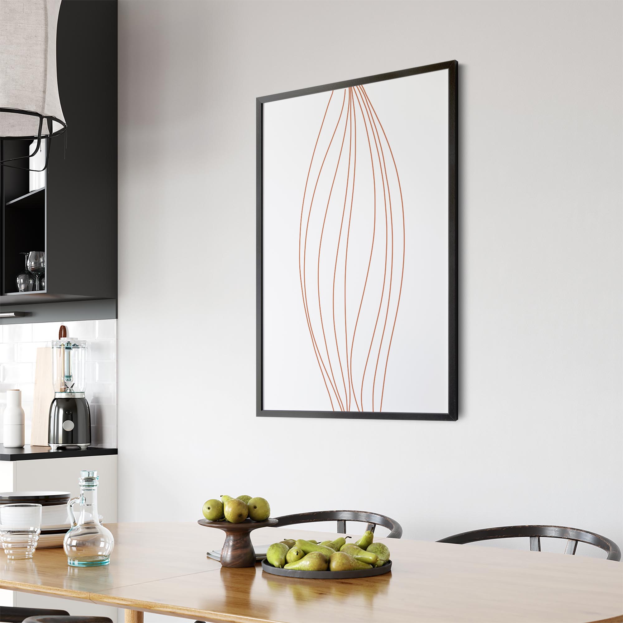 Abstract Line Artwork Minimal Modern Wall Art #2
