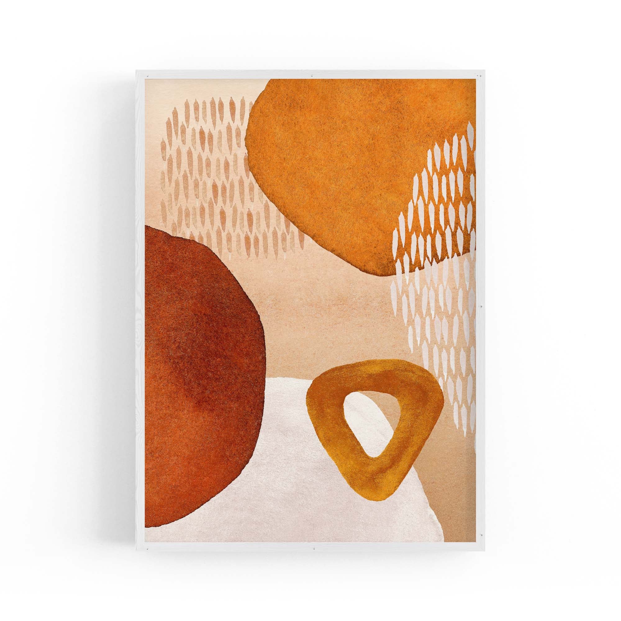 Abstract Modern Watercolour Shapes Painting Wall Art #5