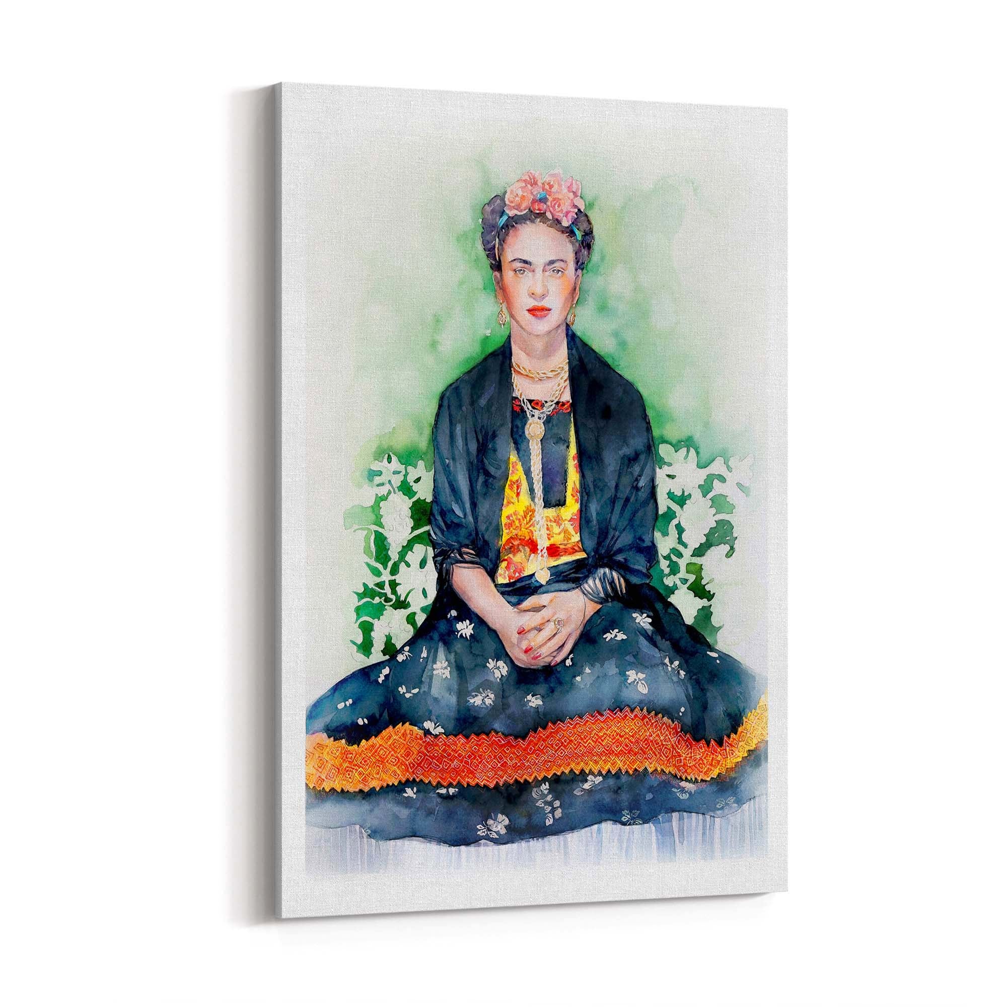 Frida Kahlo Watercolour Painting Fashion Wall Art
