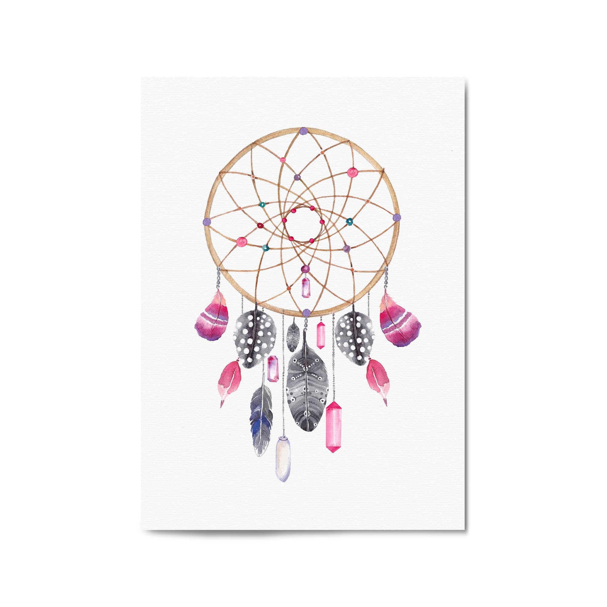 Dream Catcher Nursery Baby Bedroom Wall Art #3