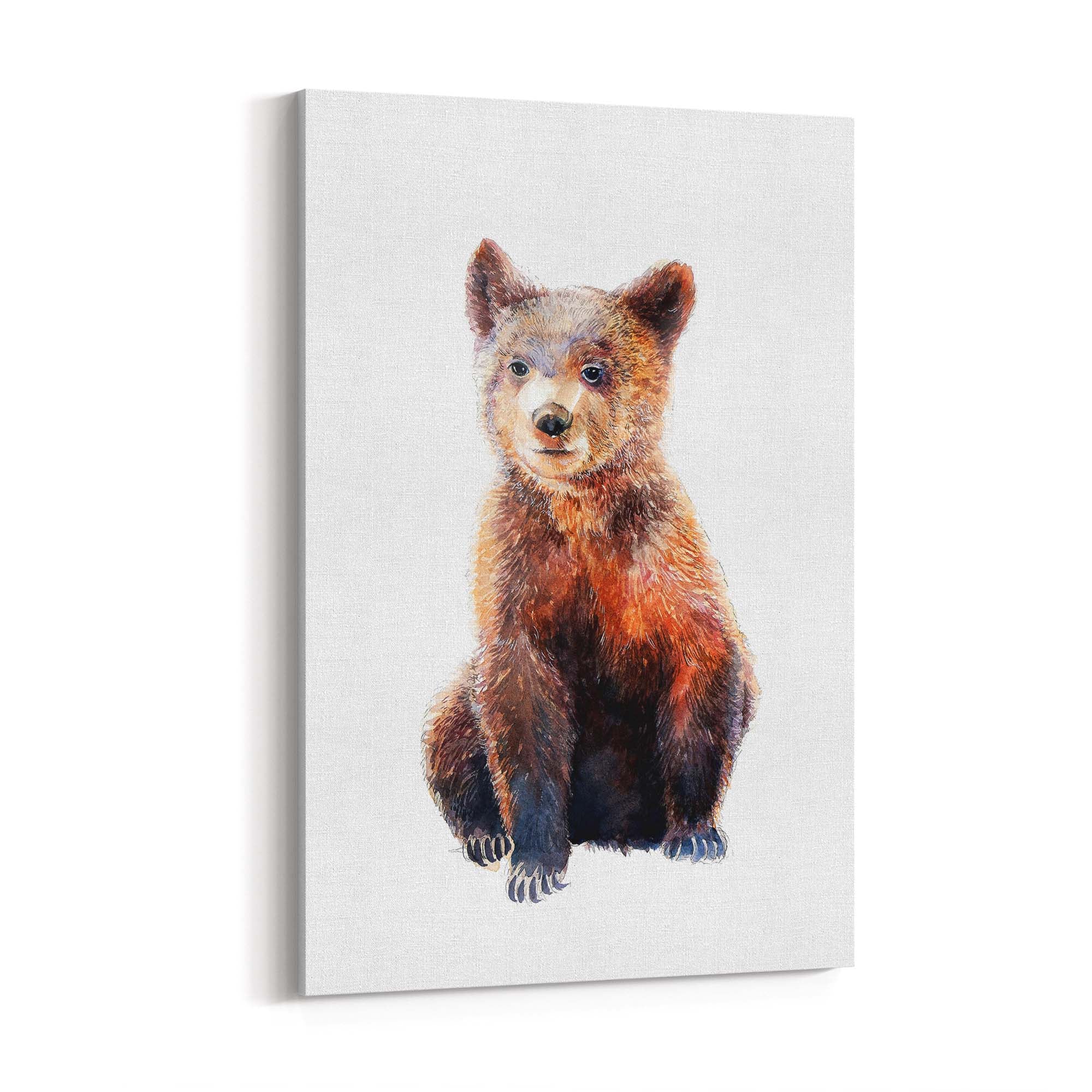 Watercolour Bear Painting Animal Nursery Wall Art