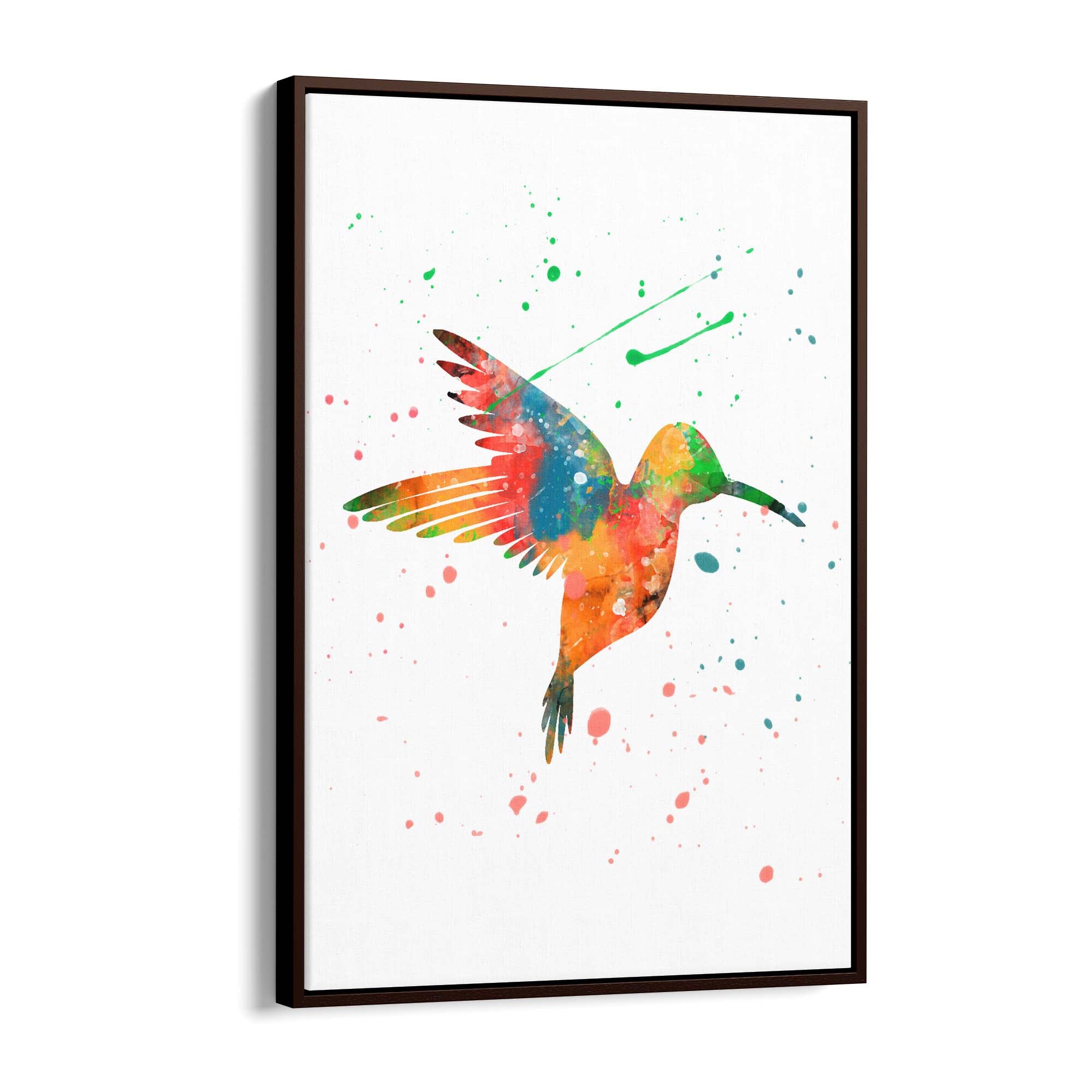 Watercolour Hummingbird Bird Nursery Wall Art #1