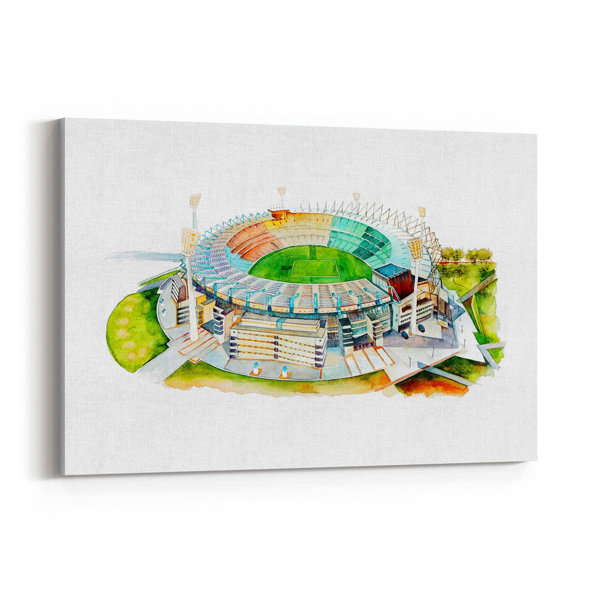 Melbourne Cricket Ground Watercolour MCG Wall Art