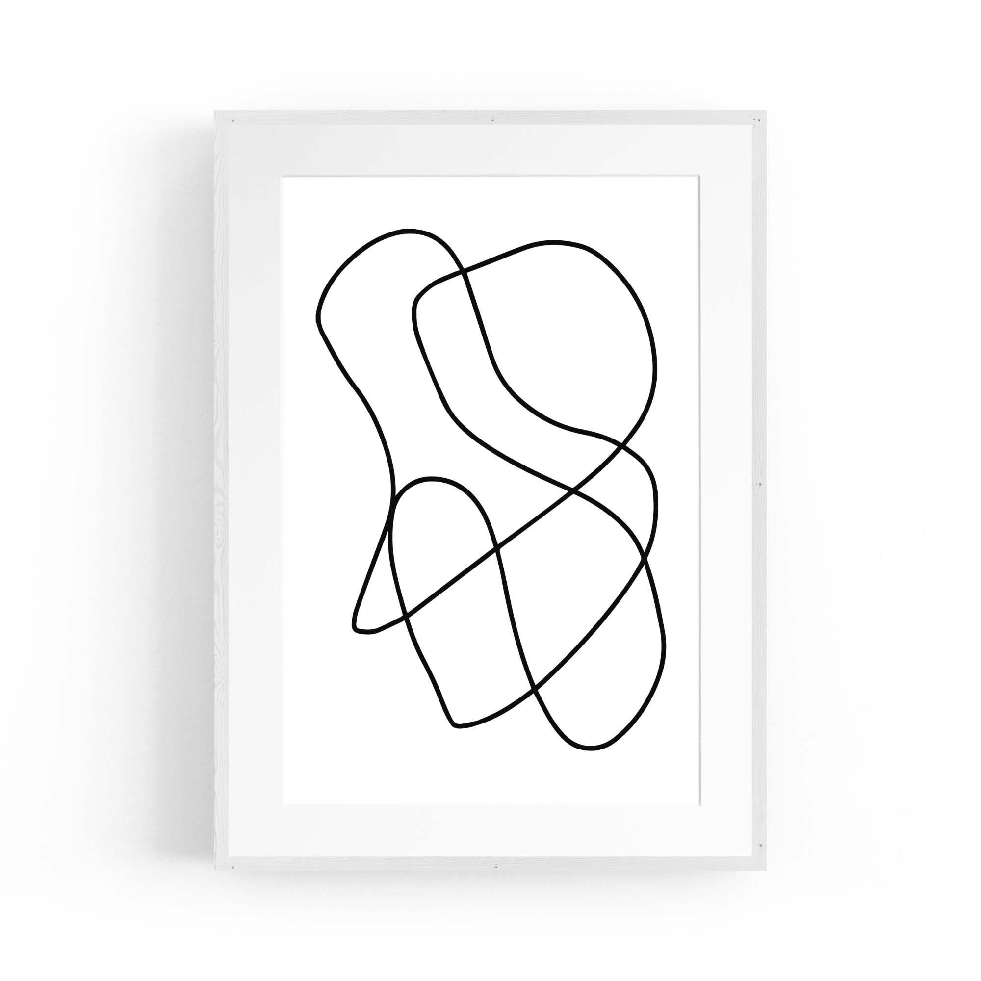 Minimal Abstract Modern Line Artwork Wall Art #5