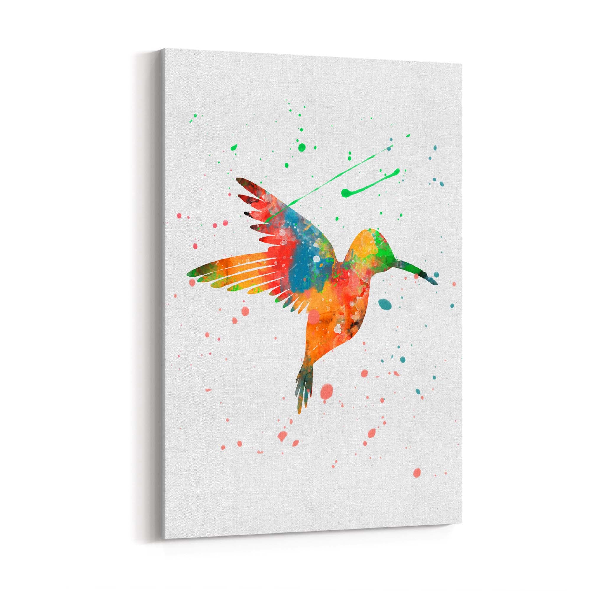 Watercolour Hummingbird Bird Nursery Wall Art #1