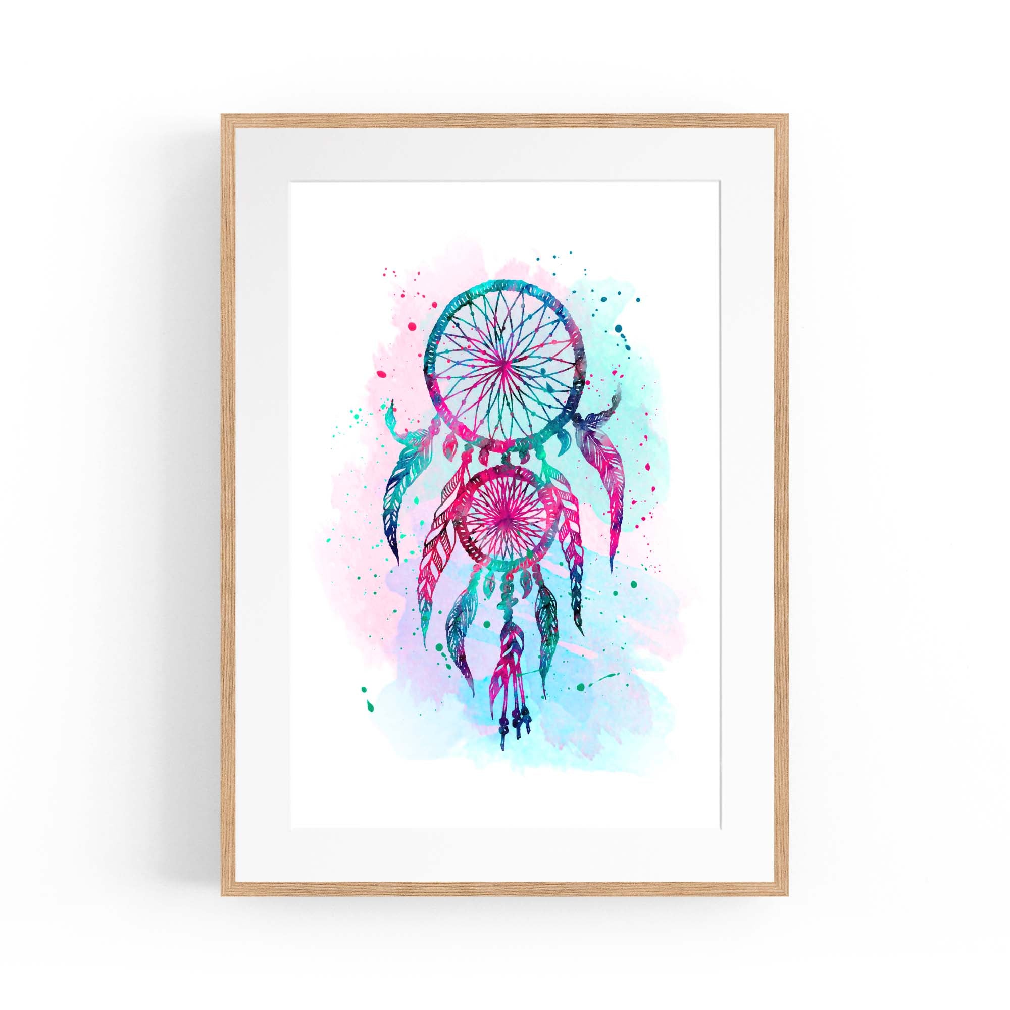 Dream Catcher Nursery Baby Bedroom Wall Art #1