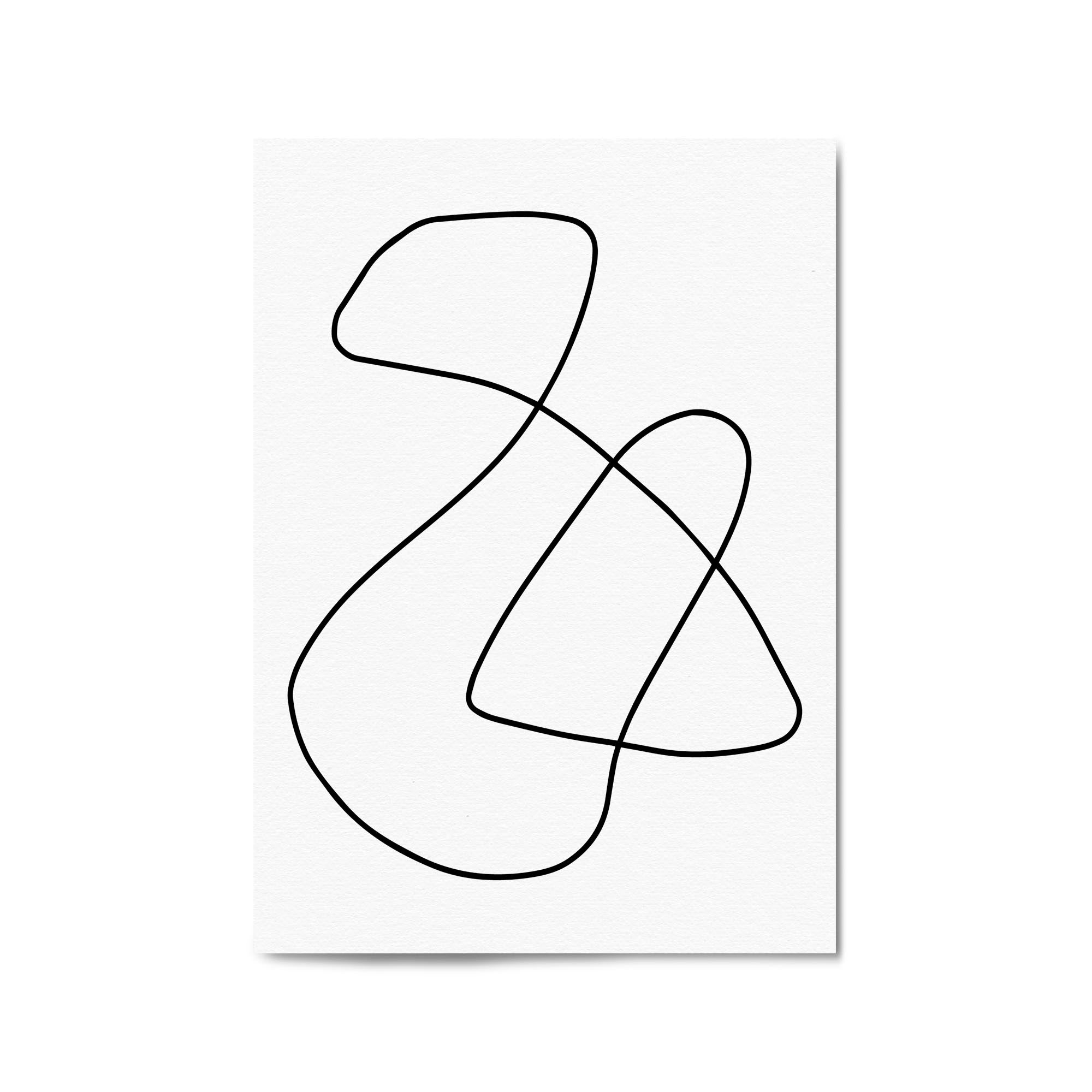 Minimal Abstract Modern Line Artwork Wall Art #4