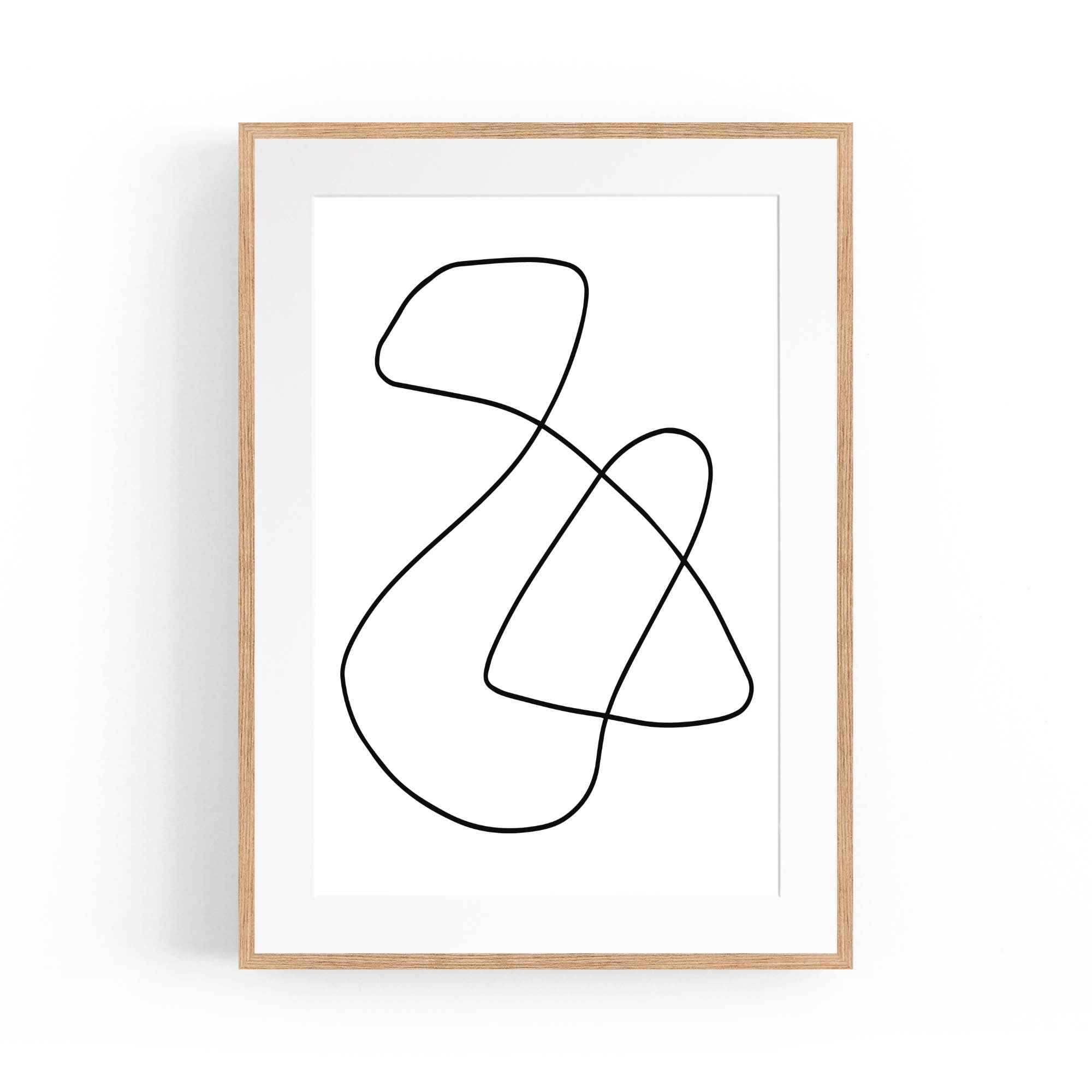 Minimal Abstract Modern Line Artwork Wall Art #4