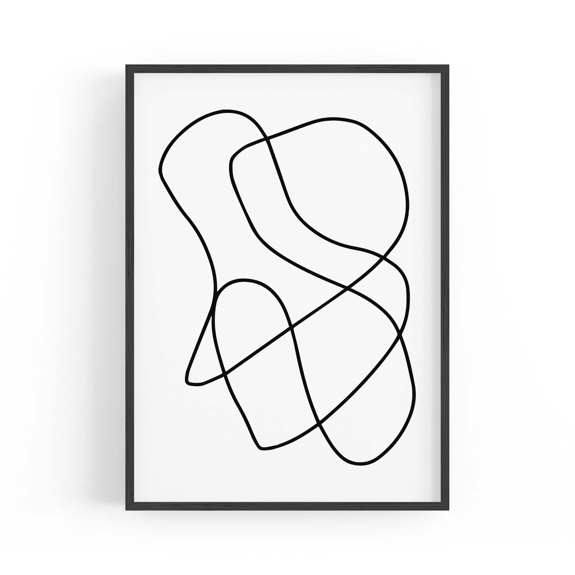 Minimal Abstract Modern Line Artwork Wall Art #5