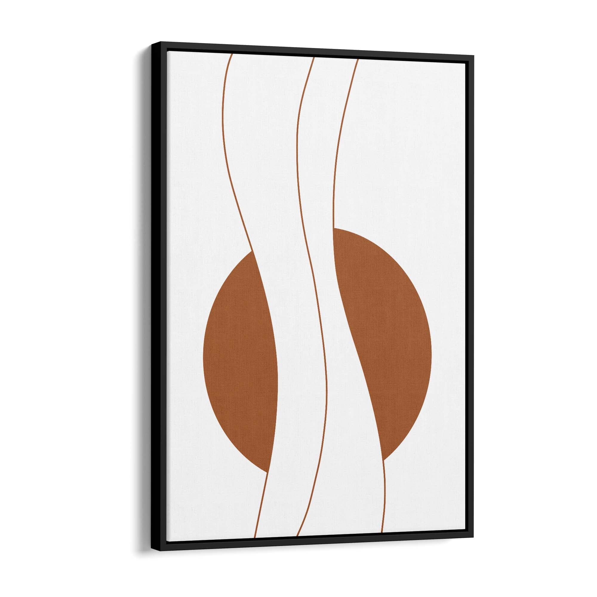 Minimal Waves Line Abstract Wall Art #6