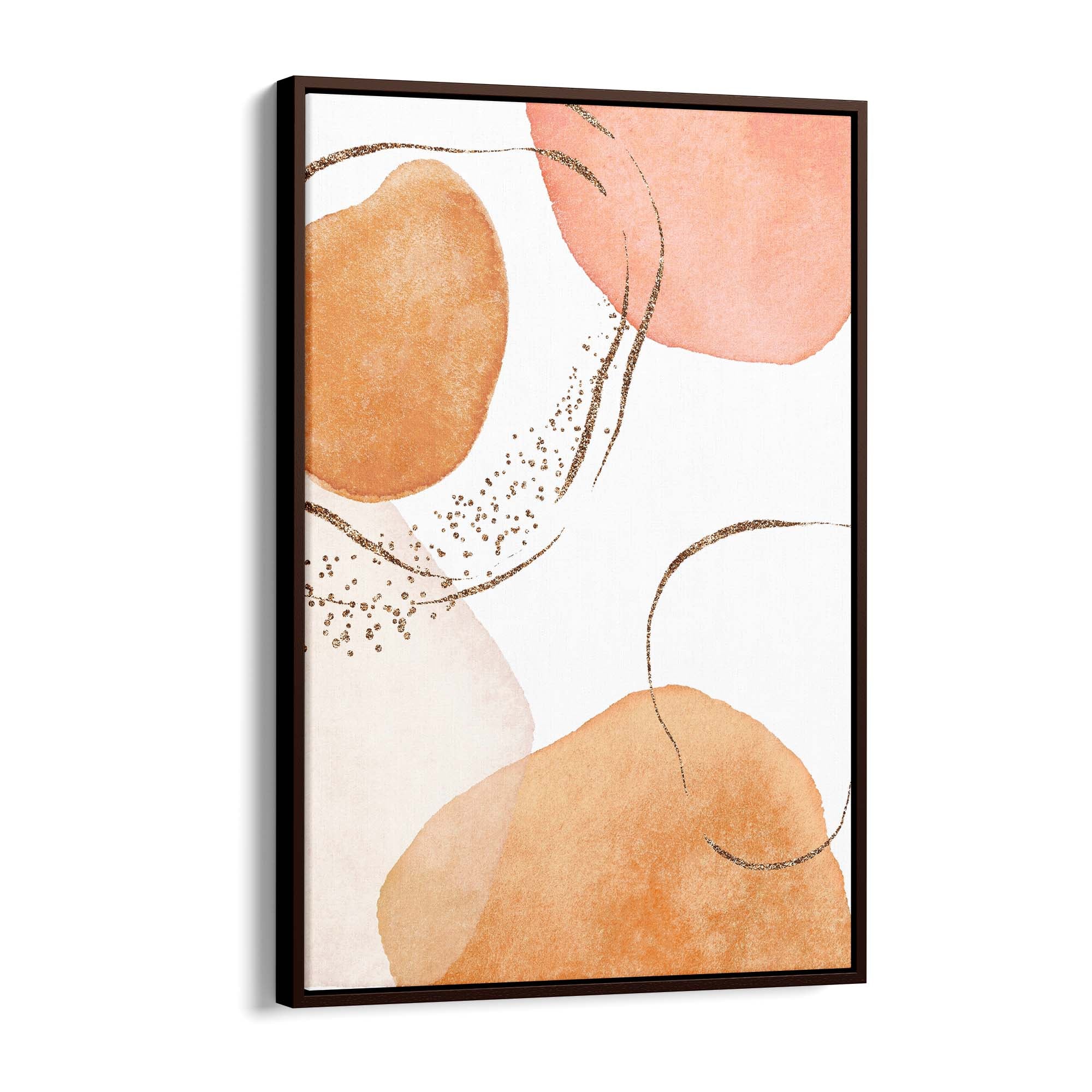 Abstract Modern Watercolour Shapes Painting Wall Art #11
