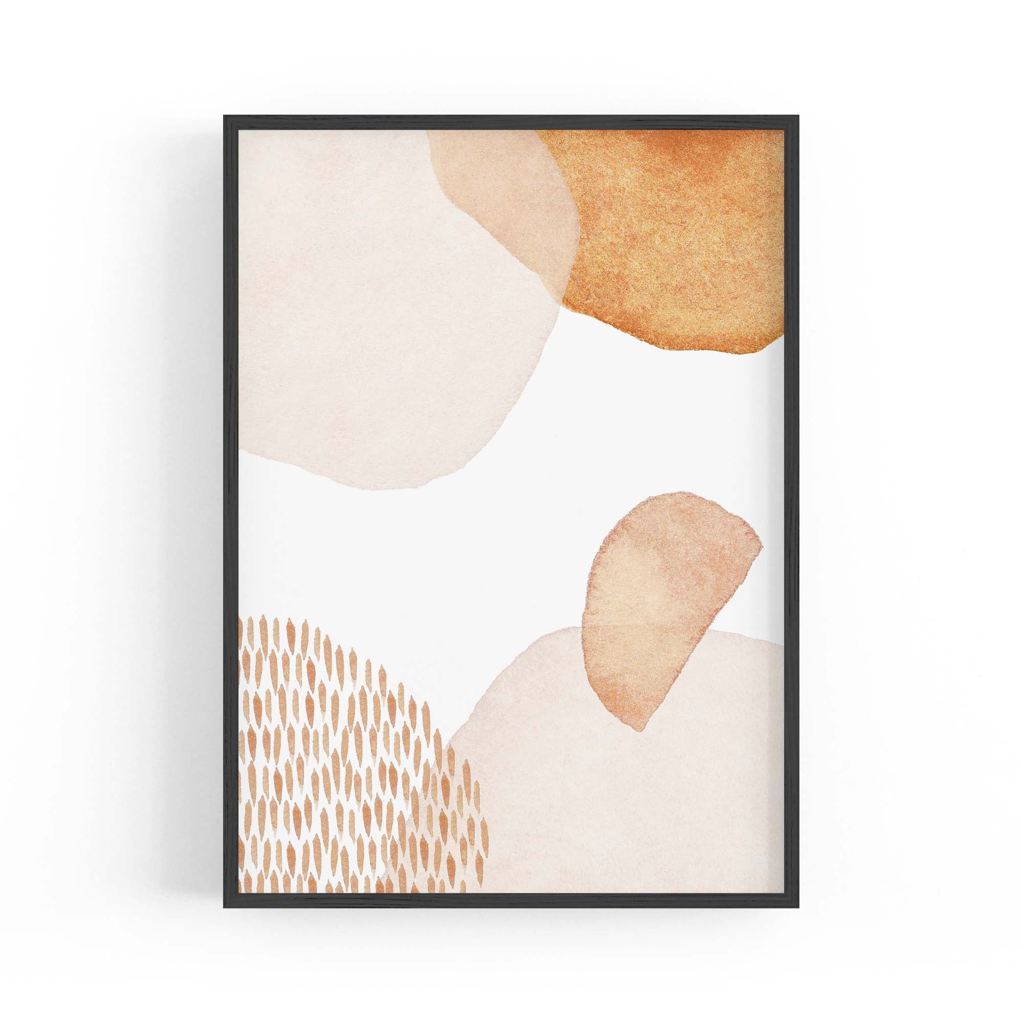 Abstract Modern Watercolour Shapes Painting Wall Art #14