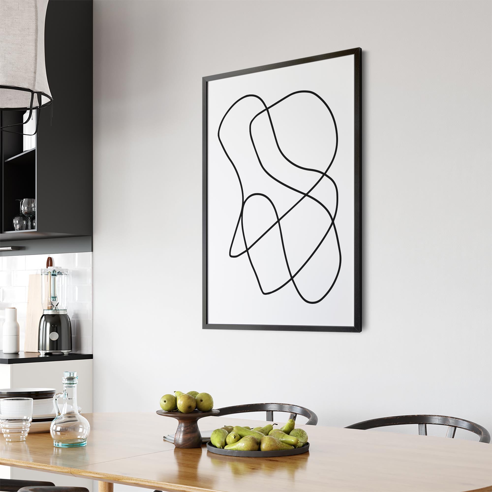 Minimal Abstract Modern Line Artwork Wall Art #5