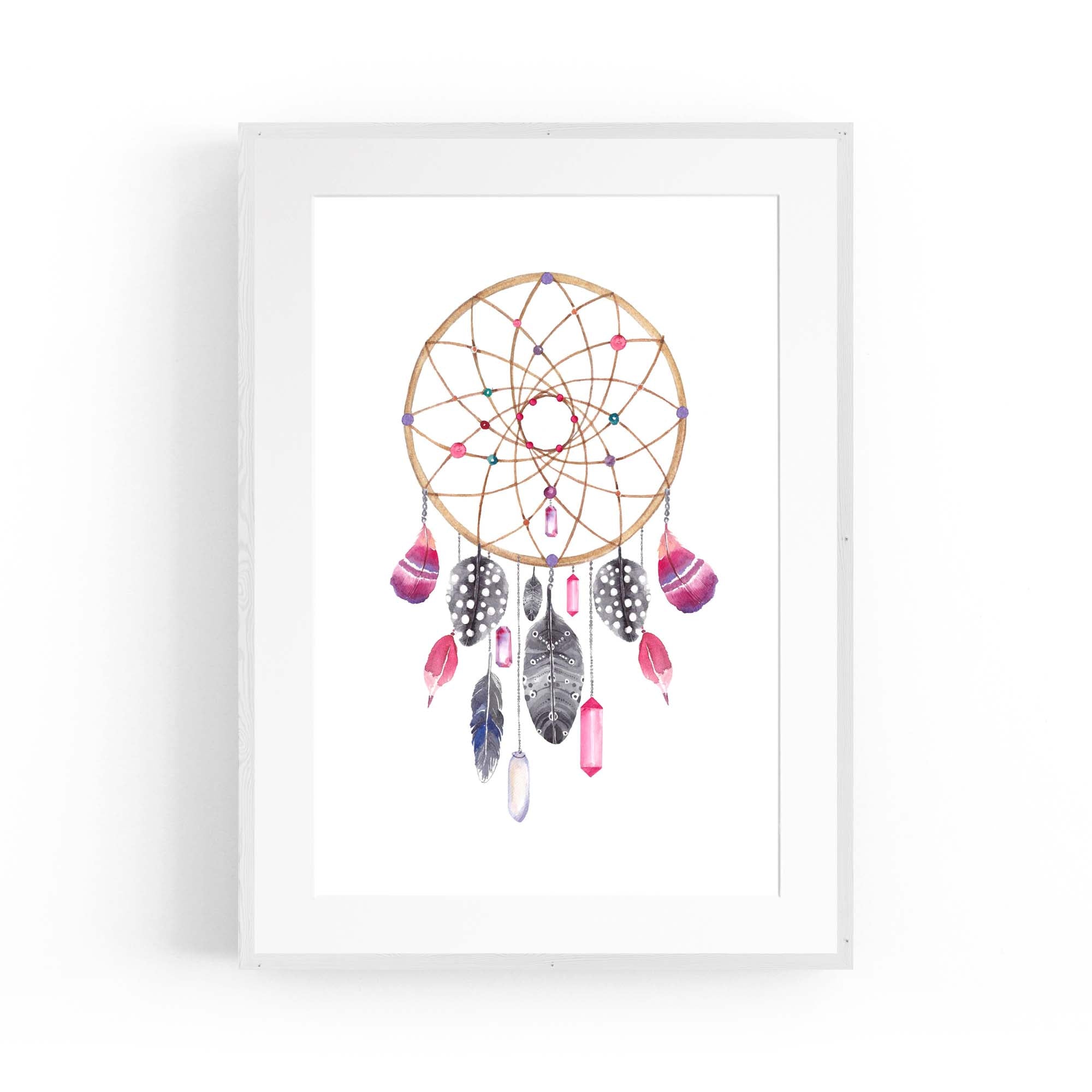 Dream Catcher Nursery Baby Bedroom Wall Art #3