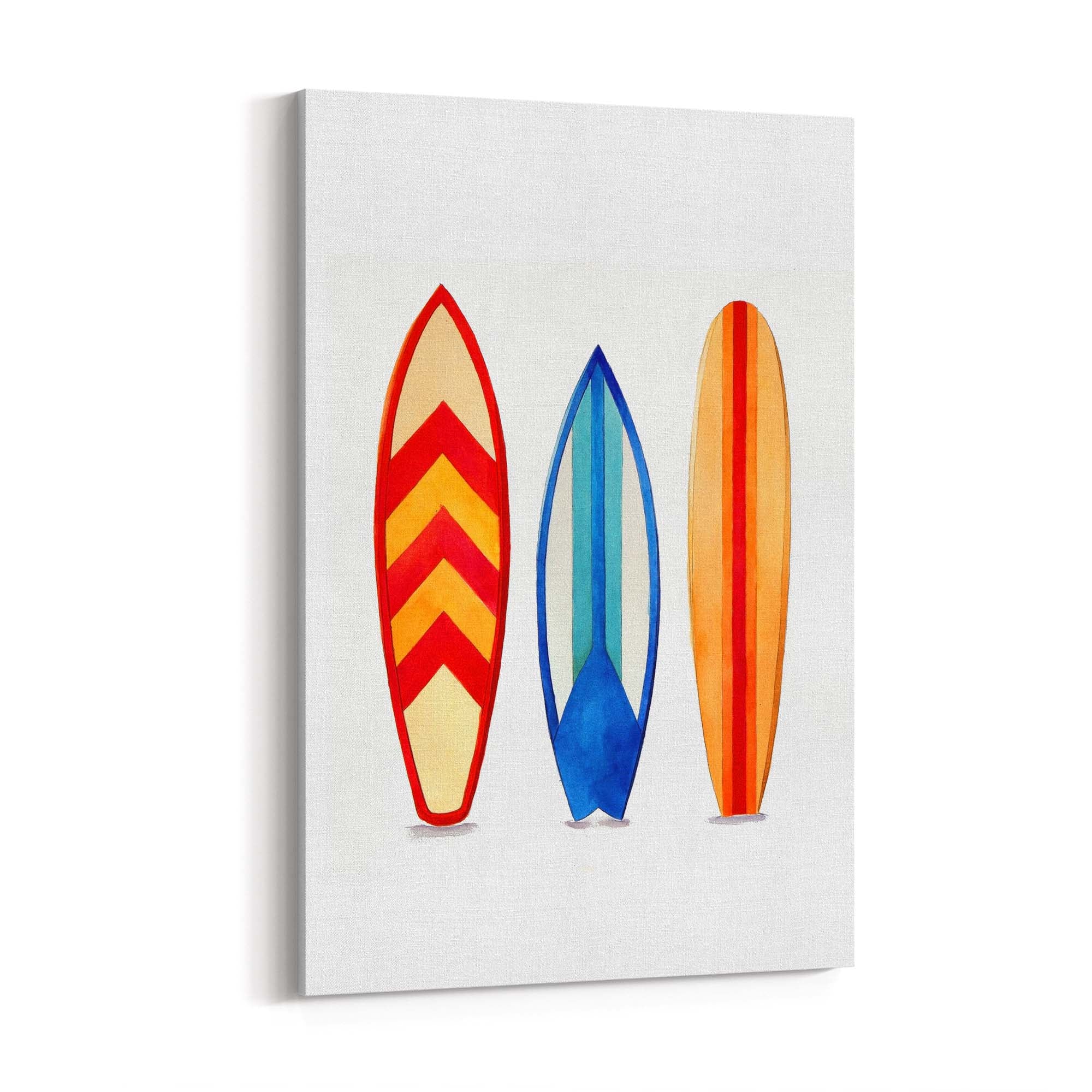 Surfboard Watercolour Australian Surf Wall Art