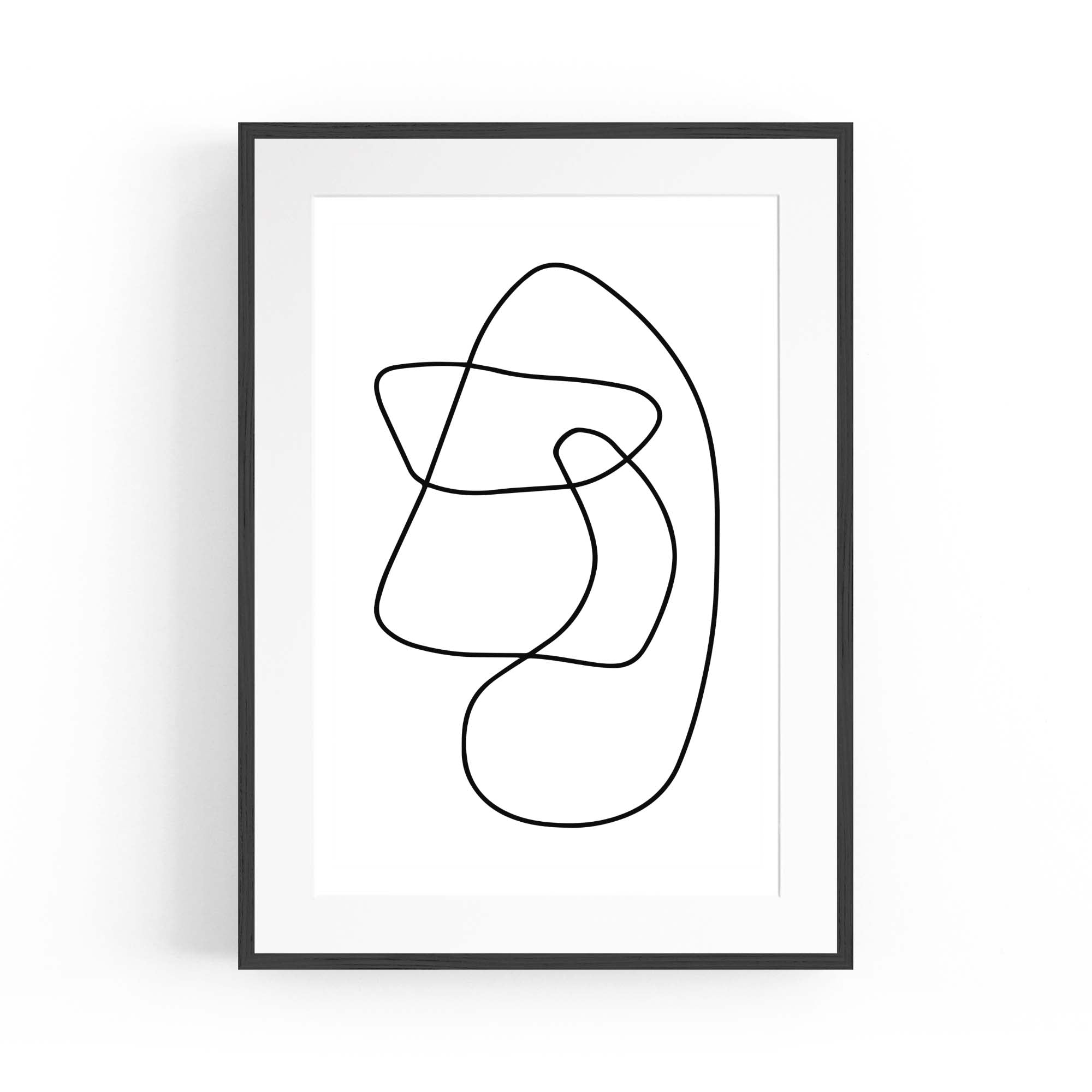 Minimal Abstract Modern Line Artwork Wall Art #3