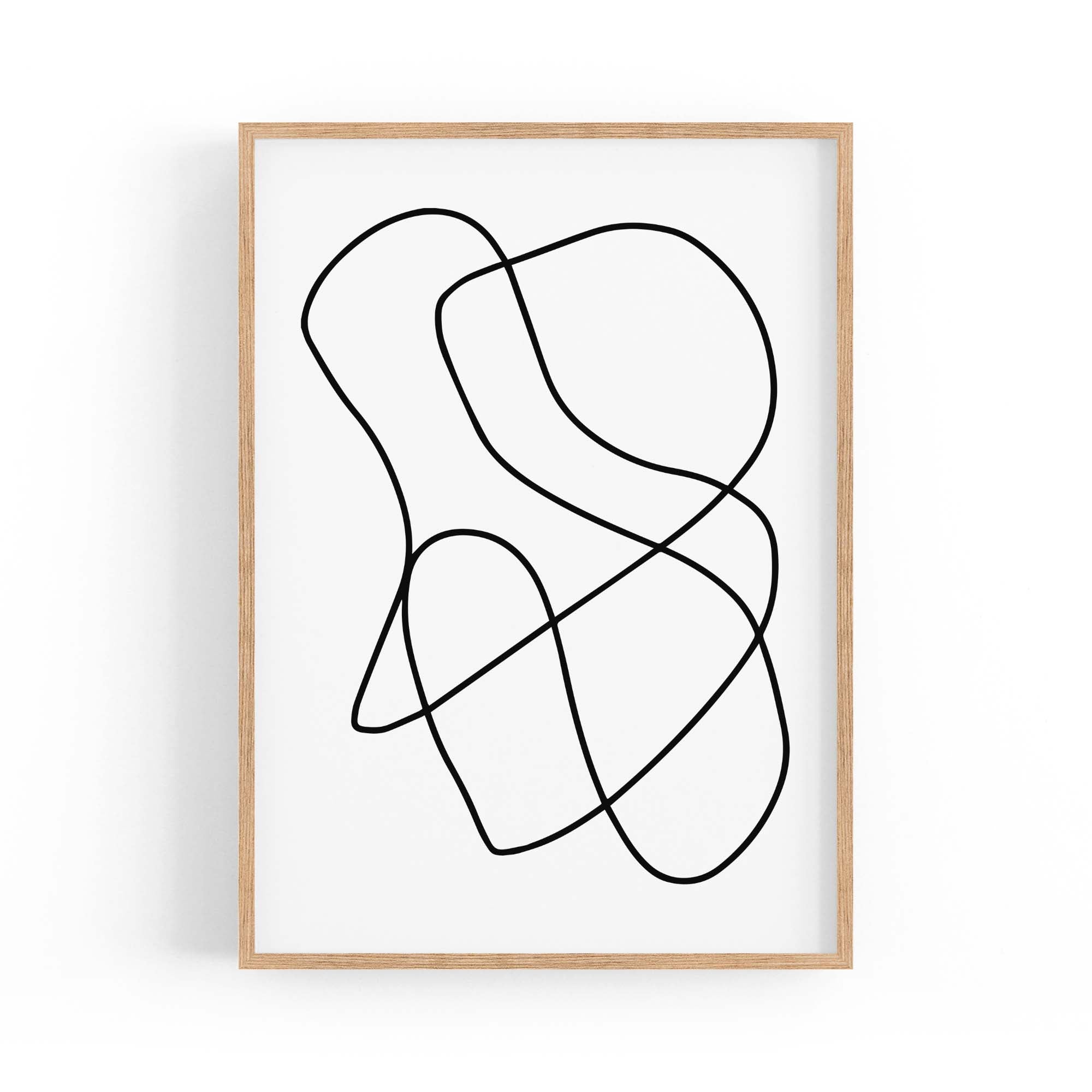 Minimal Abstract Modern Line Artwork Wall Art #5